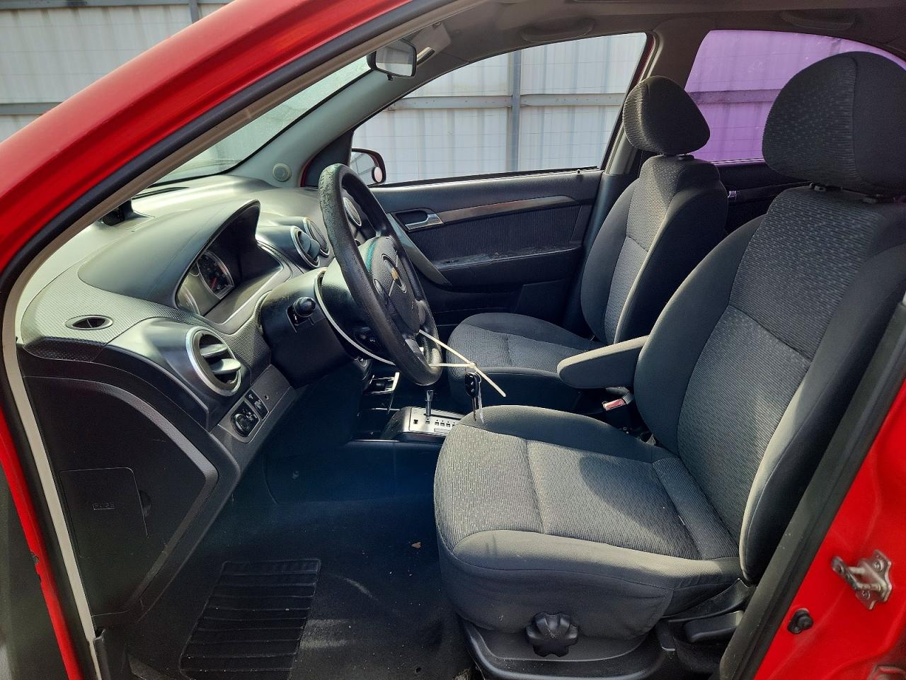 2008 Chevrolet Aveo Lt Red vin: KL1TG56688B178974