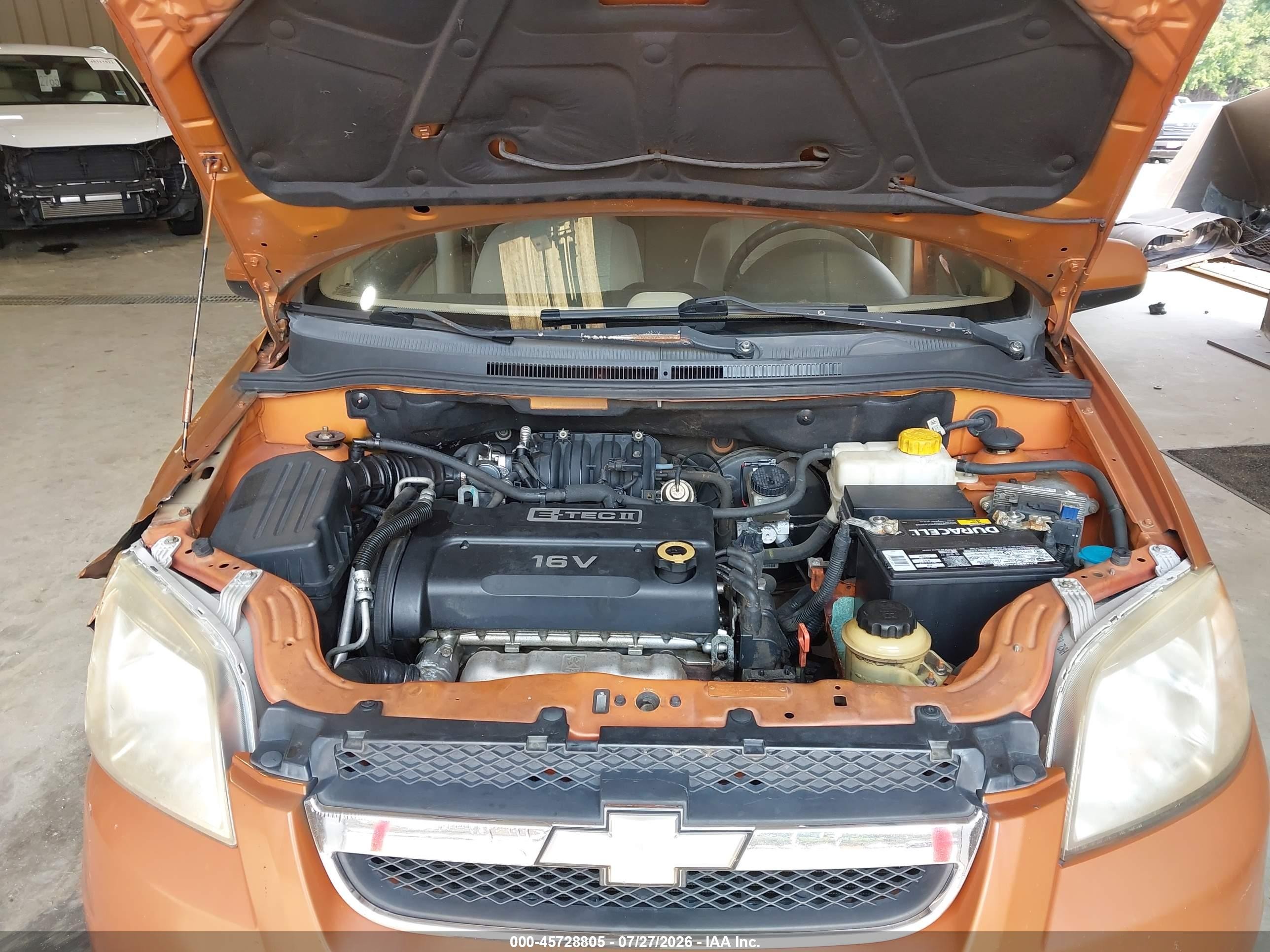 2007 Chevrolet Aveo Lt Gold vin: KL1TG56697B061905