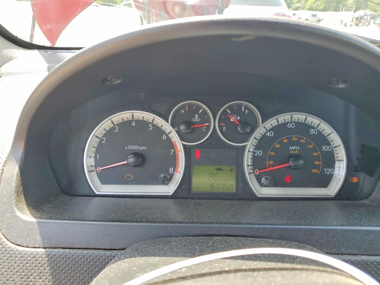 2009 Chevrolet Aveo Red vin: KL1TG56E09B338452