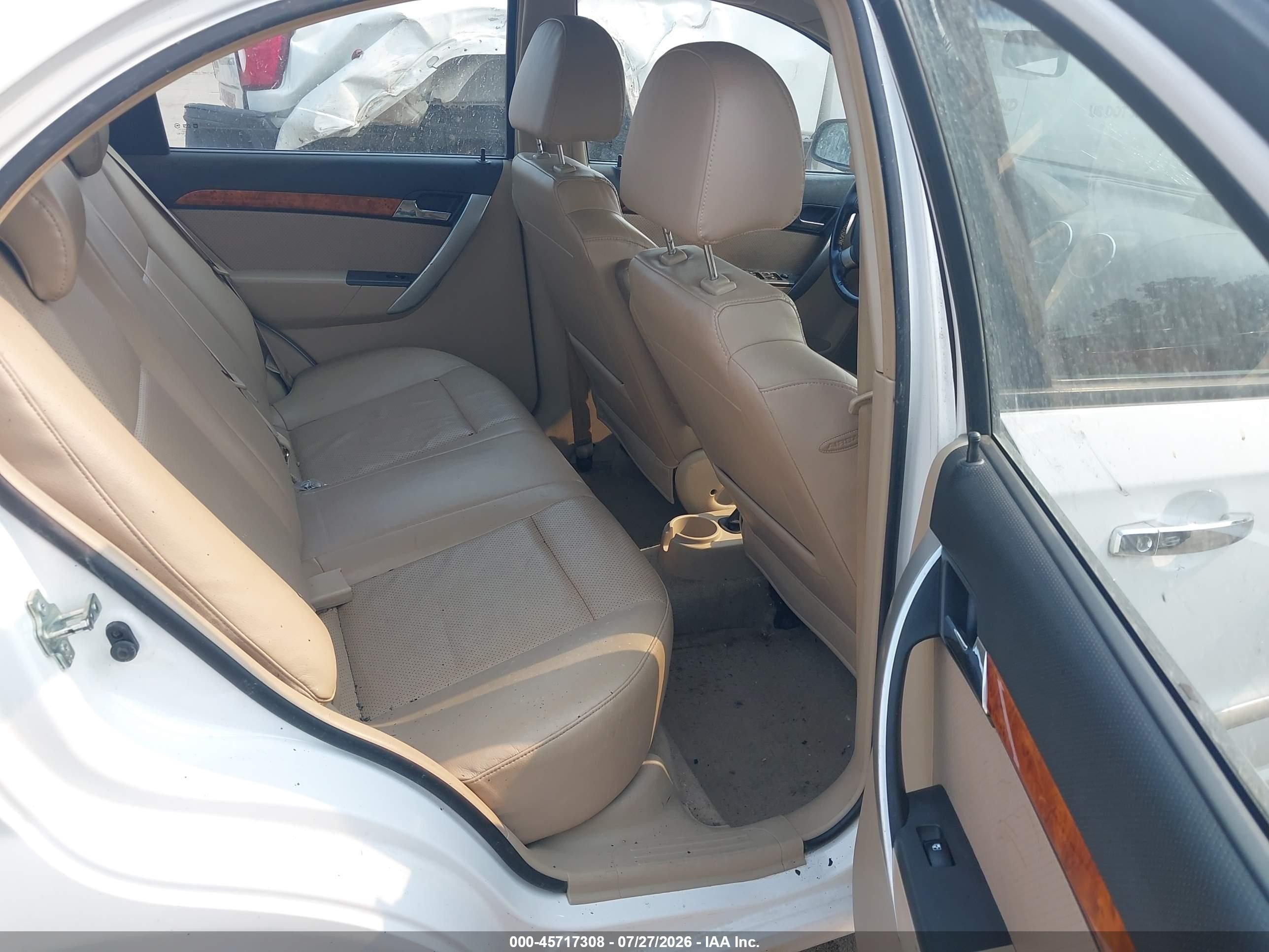 2009 Chevrolet Aveo Lt Белый vin: KL1TG56E39B623405