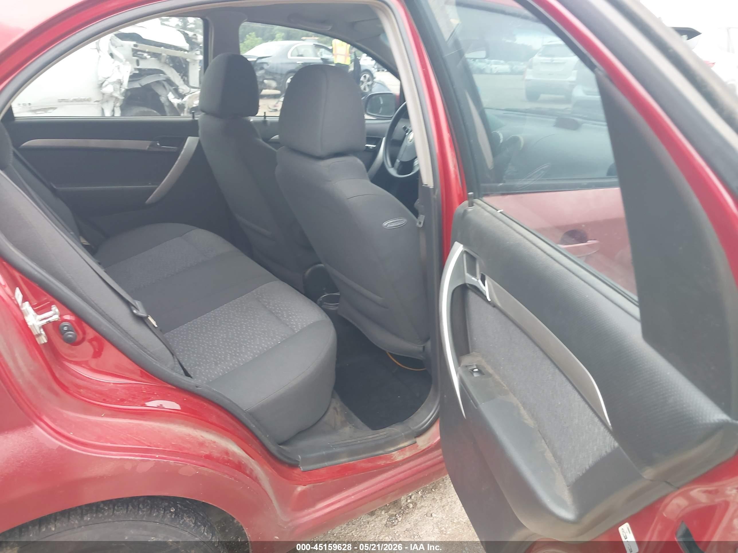 2010 Chevrolet Aveo Lt Maroon vin: KL1TG5DE4AB044267