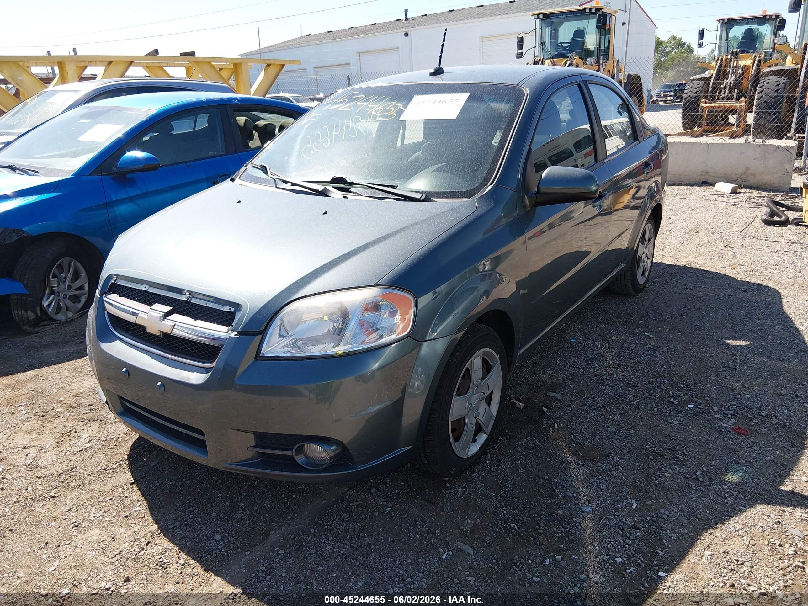 2010 Chevrolet Aveo Lt Green vin: KL1TG5DE7AB132147