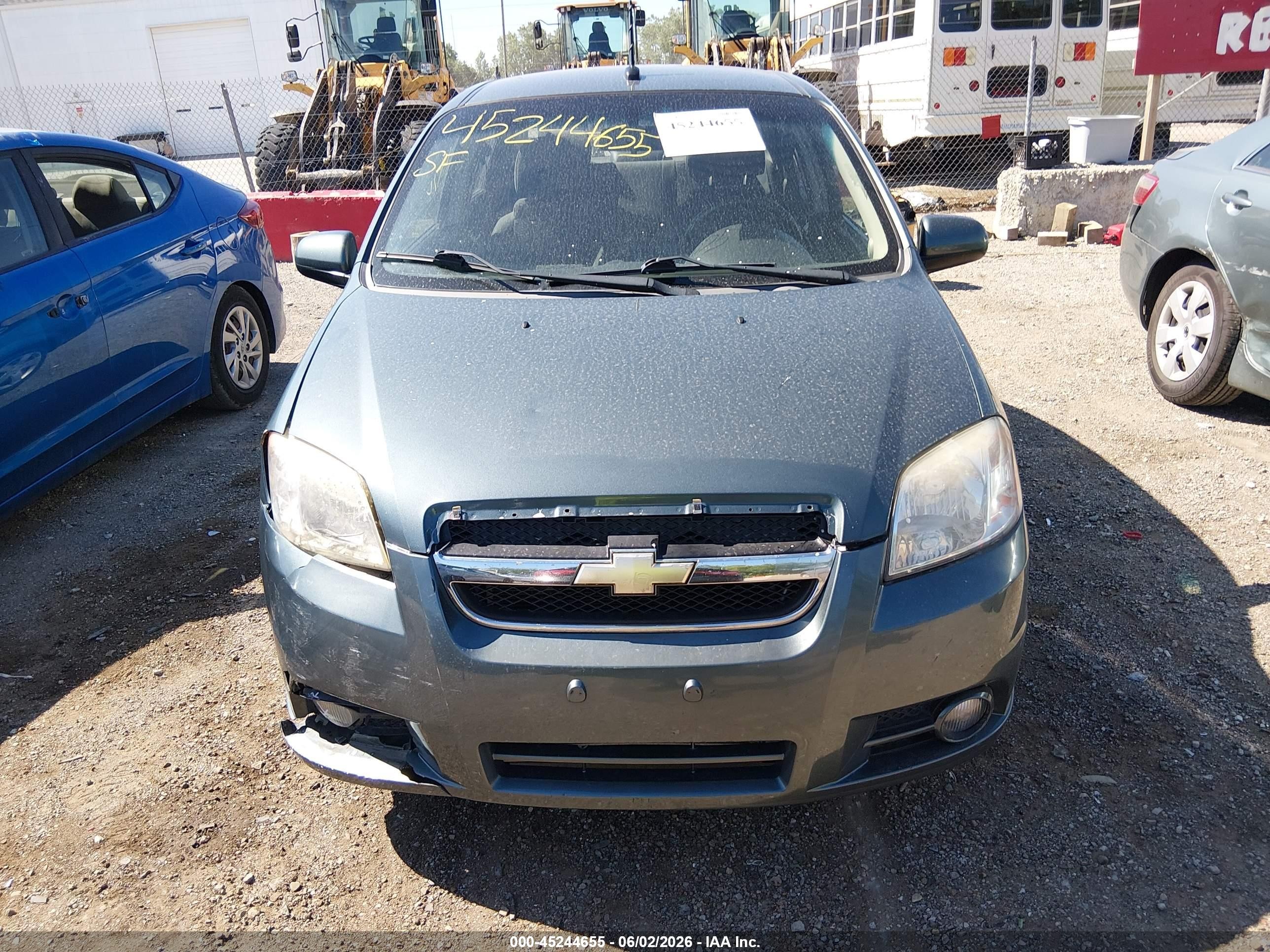 2010 Chevrolet Aveo Lt Green vin: KL1TG5DE7AB132147