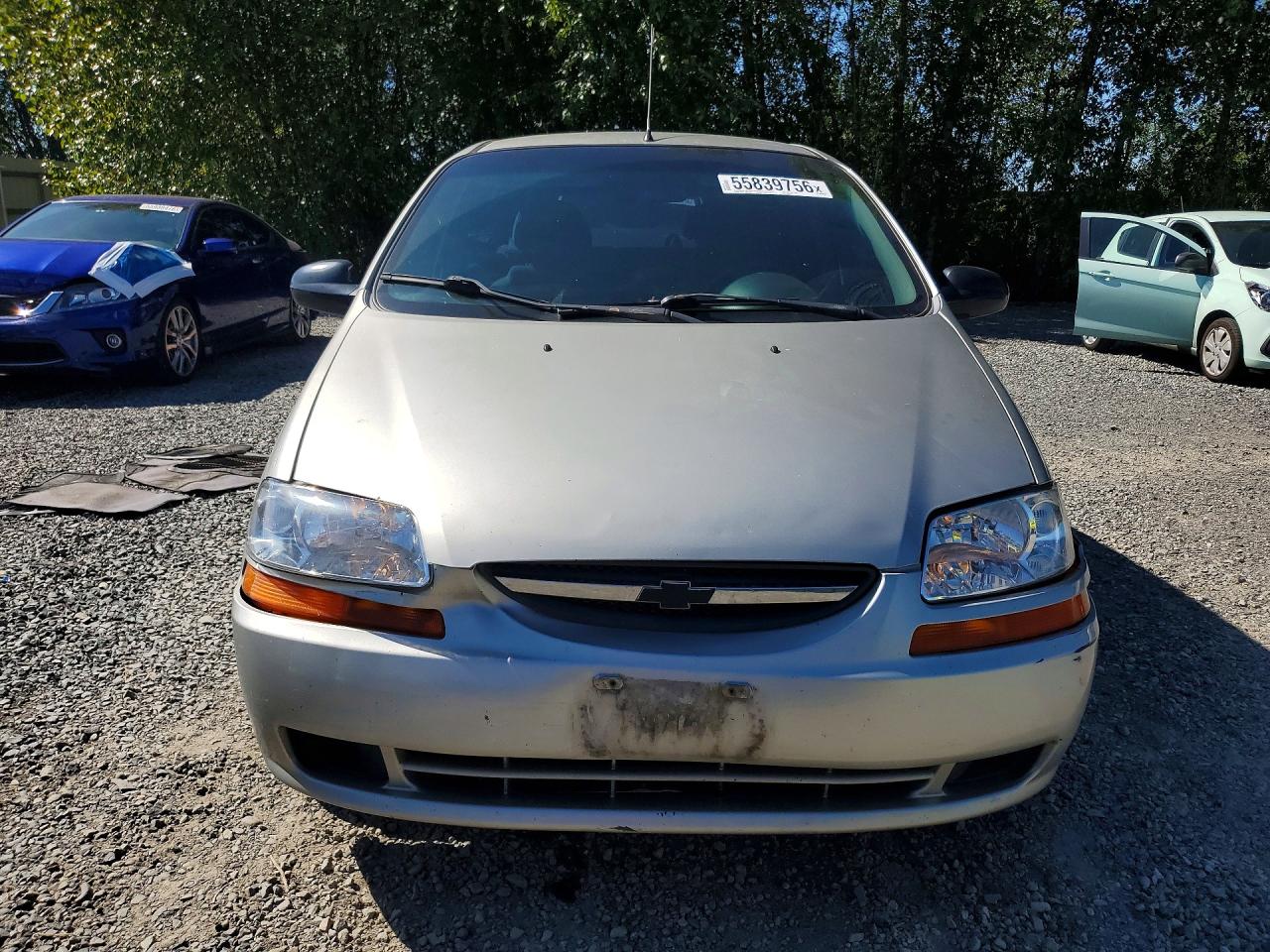 2005 Chevrolet Aveo Lt Silver vin: KL1TG62615B348065