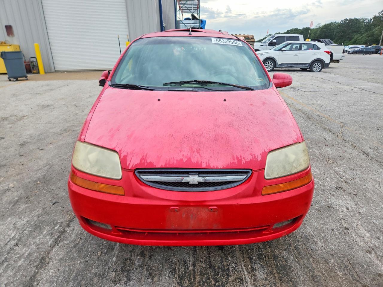 2005 Chevrolet Aveo Lt Red vin: KL1TG62625B311543