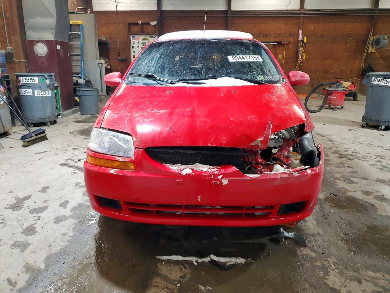 2005 Chevrolet Aveo Lt Red vin: KL1TG62625B316547