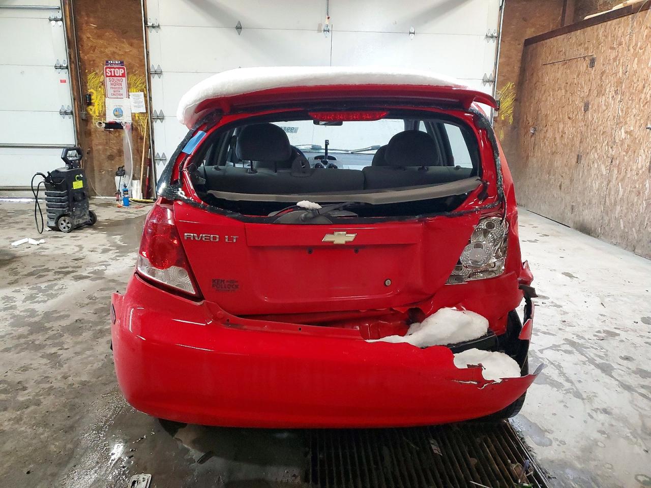 2005 Chevrolet Aveo Lt Red vin: KL1TG62625B316547