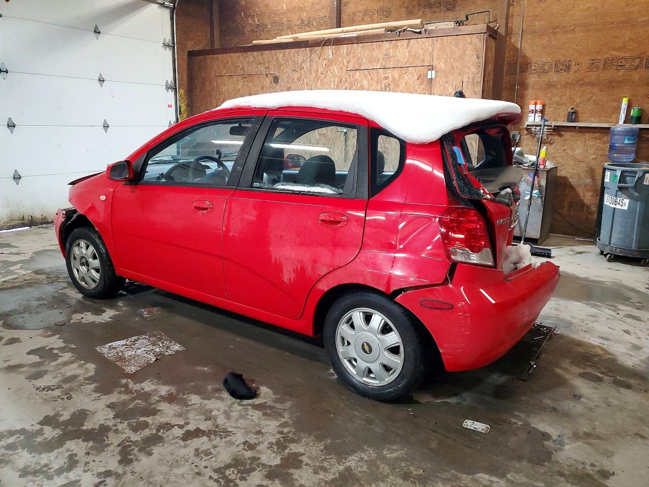 2005 Chevrolet Aveo Lt Red vin: KL1TG62625B316547