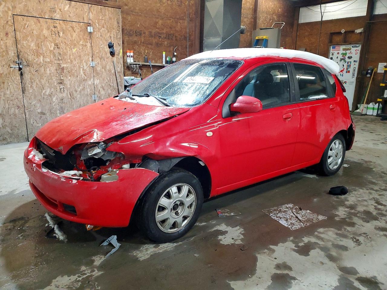 2005 Chevrolet Aveo Lt Red vin: KL1TG62625B316547