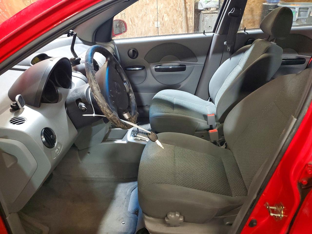 2005 Chevrolet Aveo Lt Red vin: KL1TG62625B316547