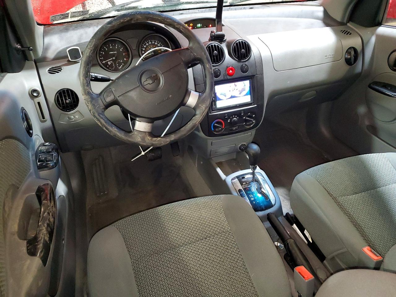 2005 Chevrolet Aveo Lt Red vin: KL1TG62625B316547