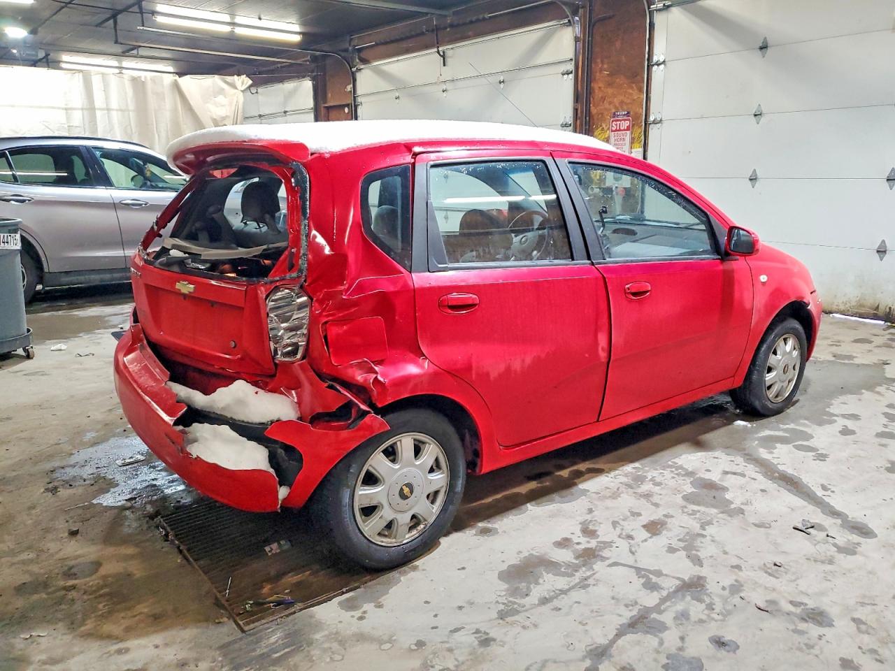 2005 Chevrolet Aveo Lt Red vin: KL1TG62625B316547