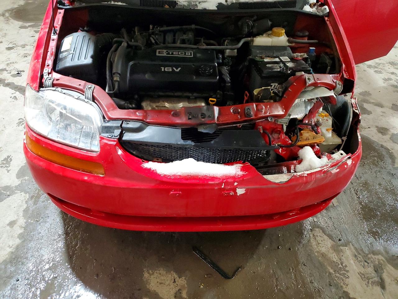 2005 Chevrolet Aveo Lt Red vin: KL1TG62625B316547