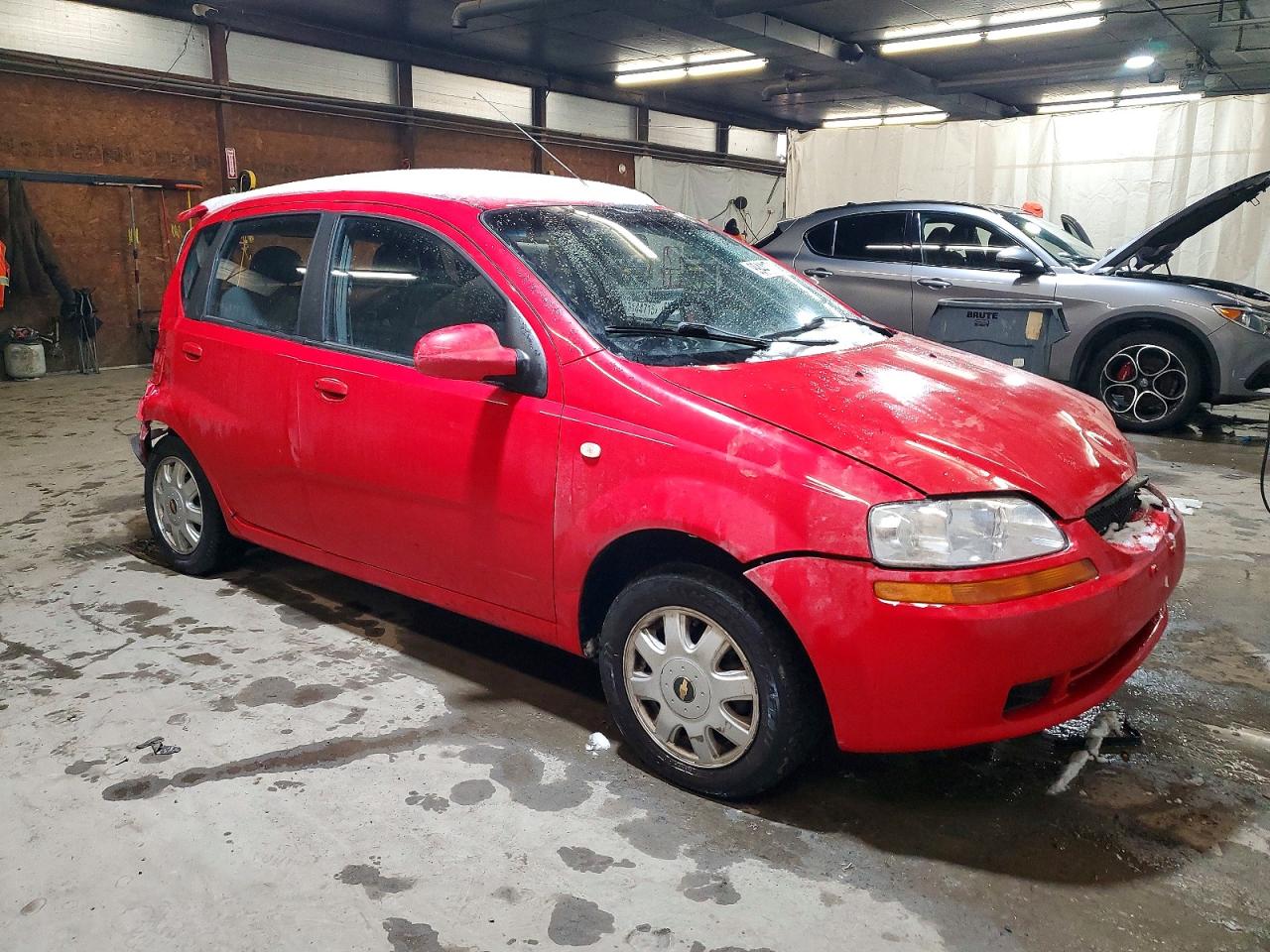 2005 Chevrolet Aveo Lt Red vin: KL1TG62625B316547