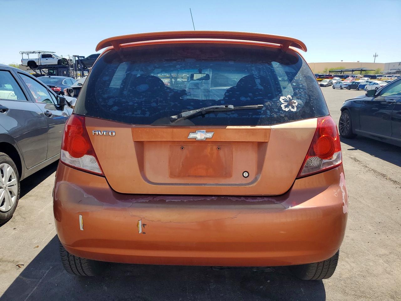 2006 Chevrolet Aveo Lt Оранжевый vin: KL1TG66636B523136
