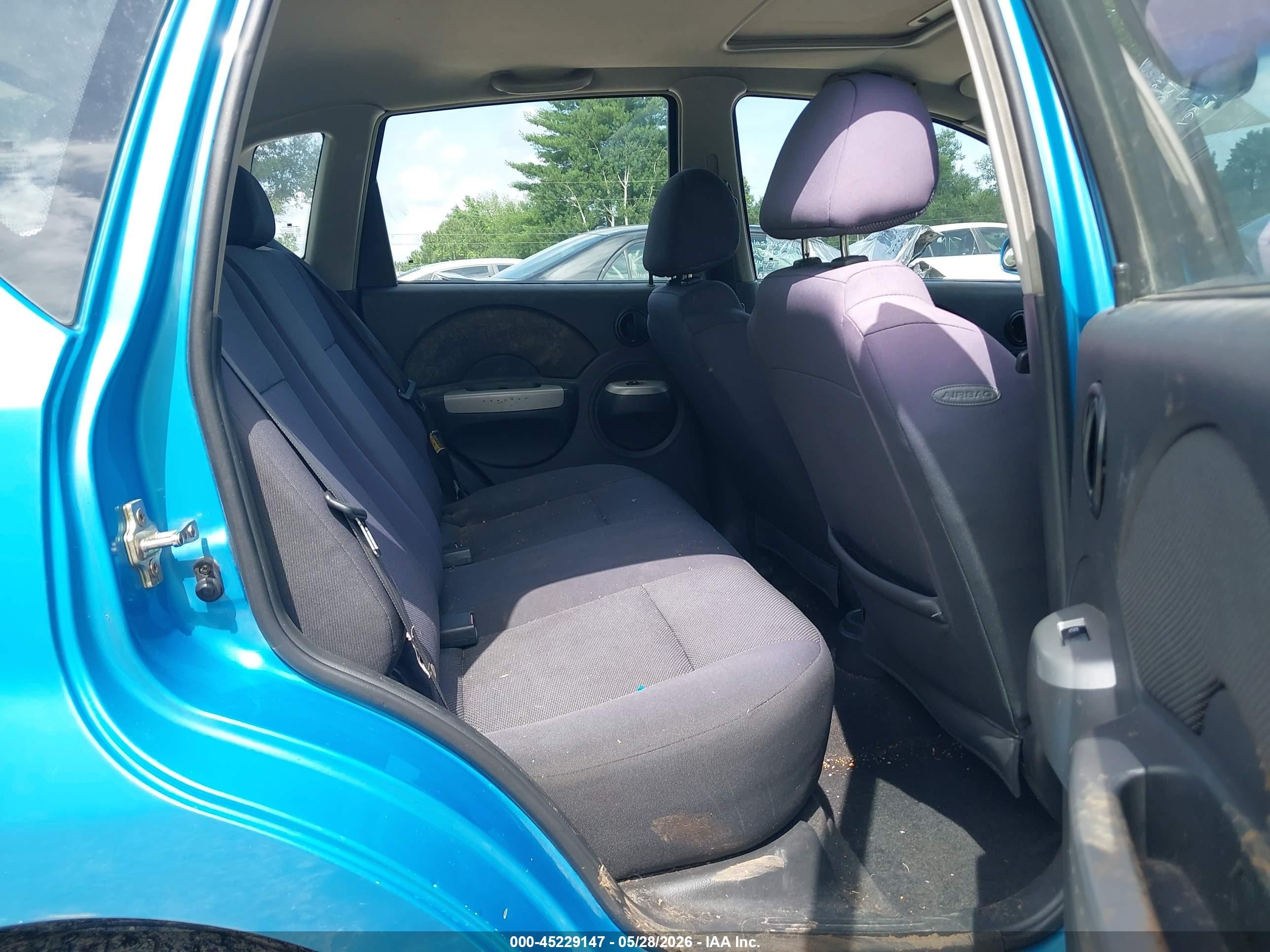 2006 Chevrolet Aveo Lt Синий vin: KL1TG66646B653863