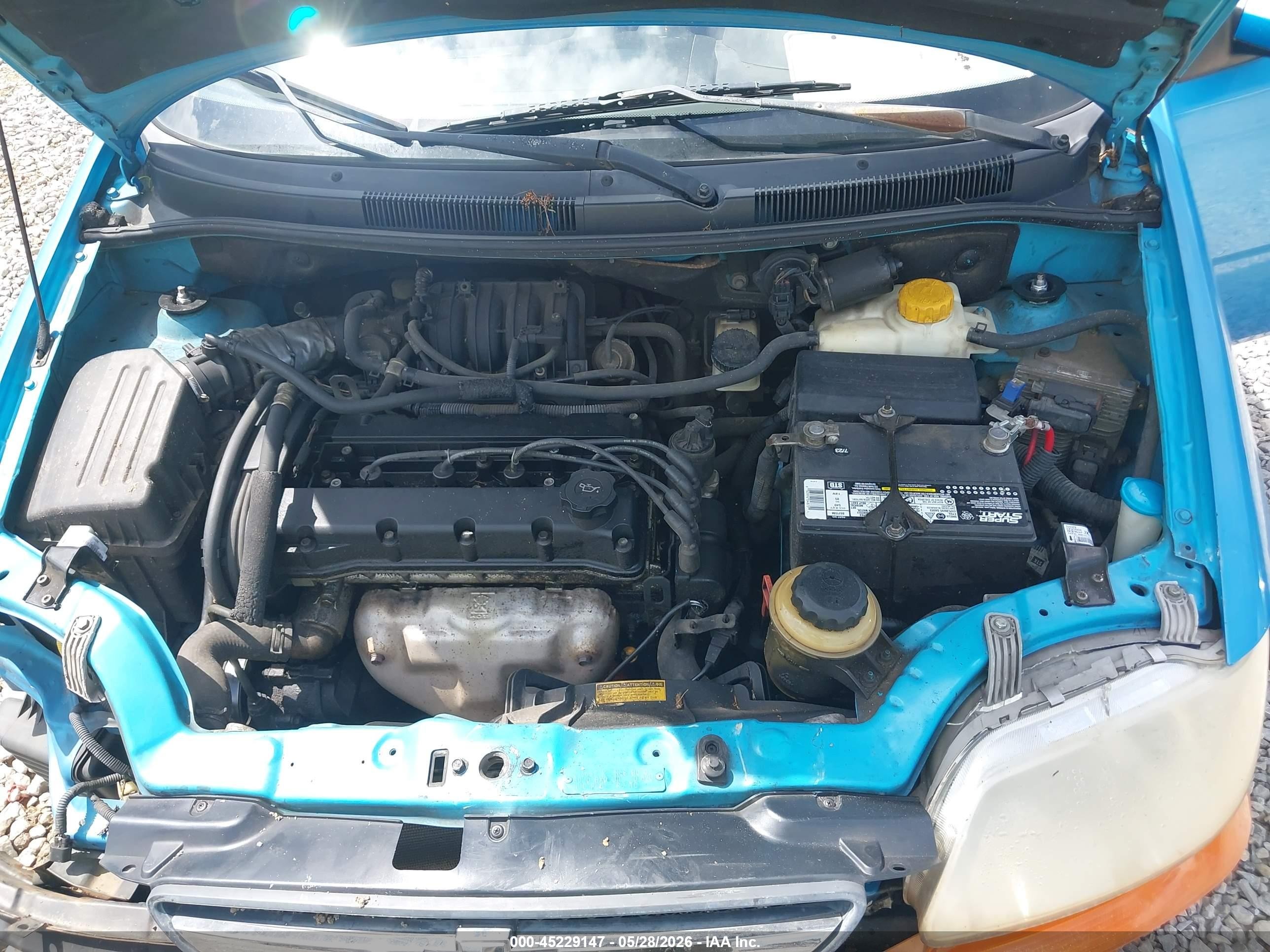 2006 Chevrolet Aveo Lt Синий vin: KL1TG66646B653863