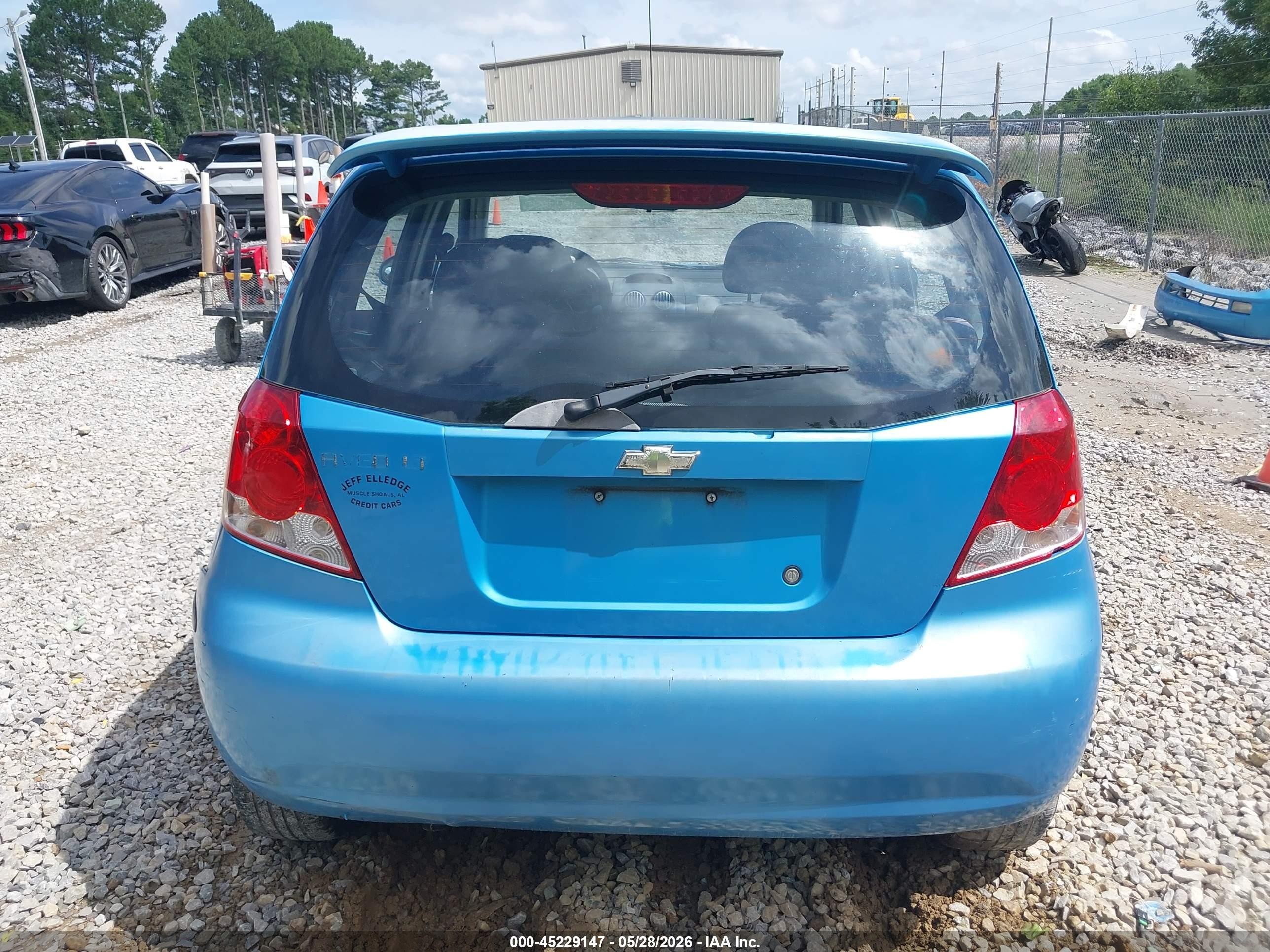 2006 Chevrolet Aveo Lt Синий vin: KL1TG66646B653863