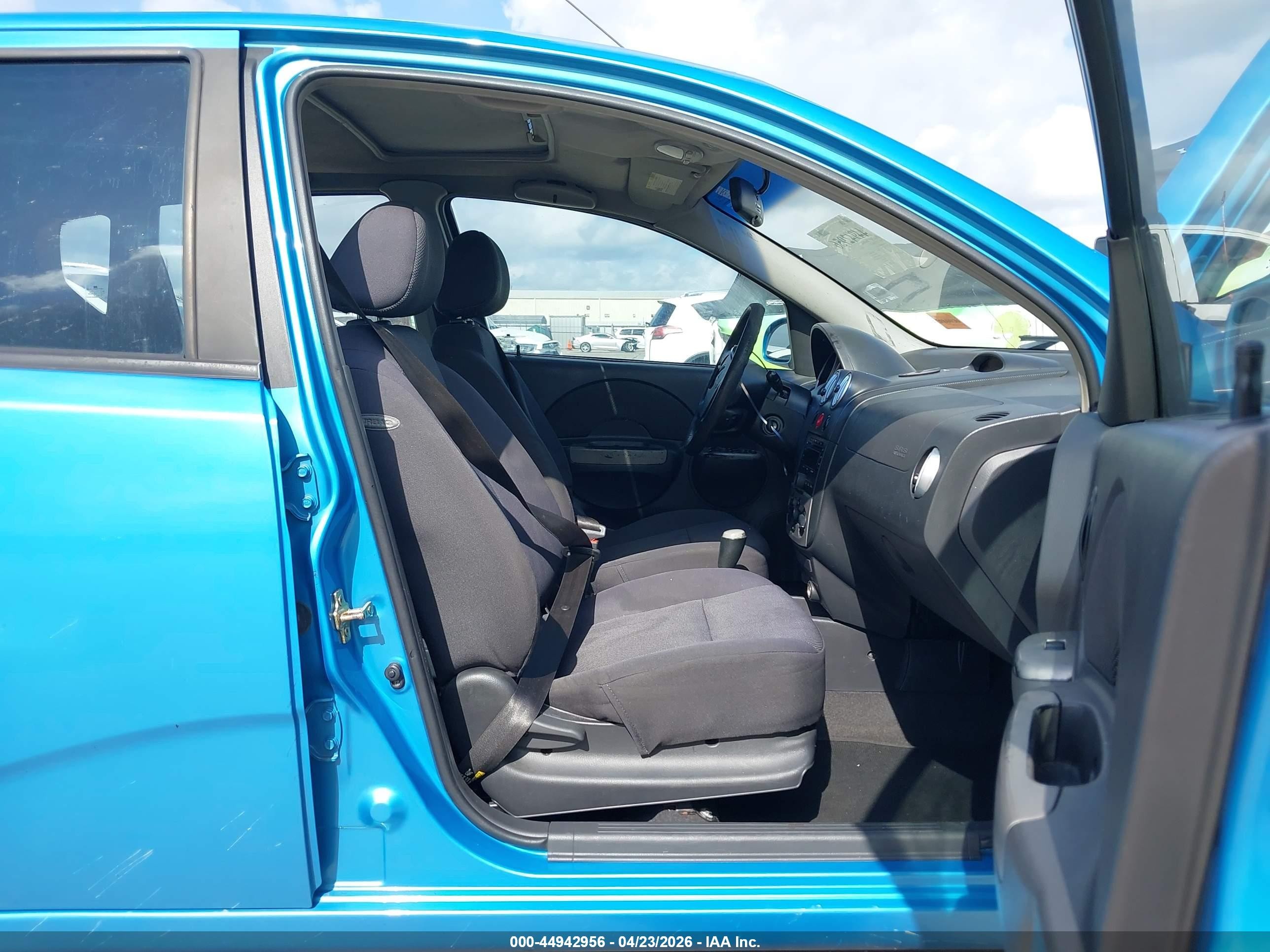 2006 Chevrolet Aveo Lt Blue vin: KL1TG66686B645524