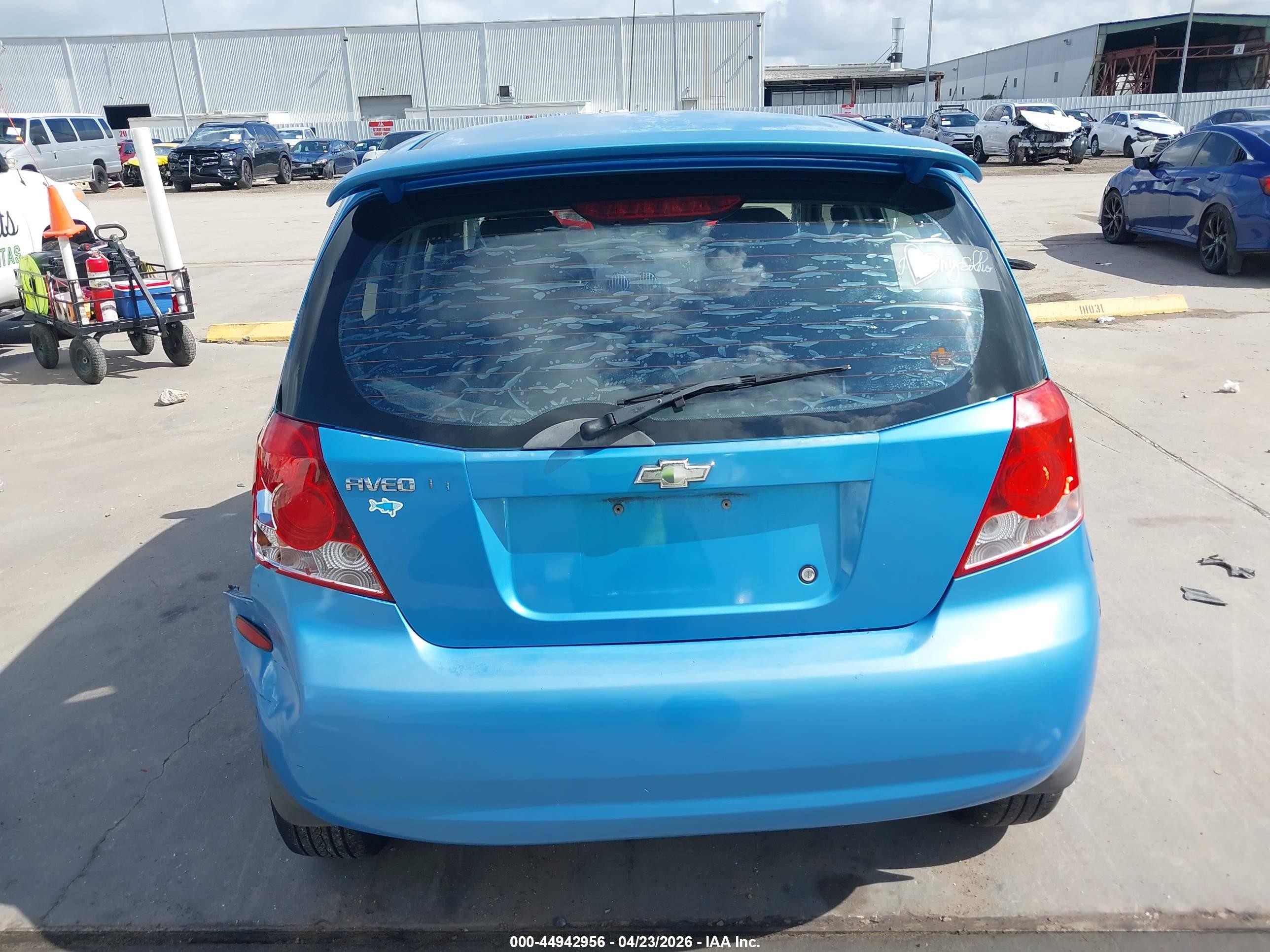 2006 Chevrolet Aveo Lt Blue vin: KL1TG66686B645524