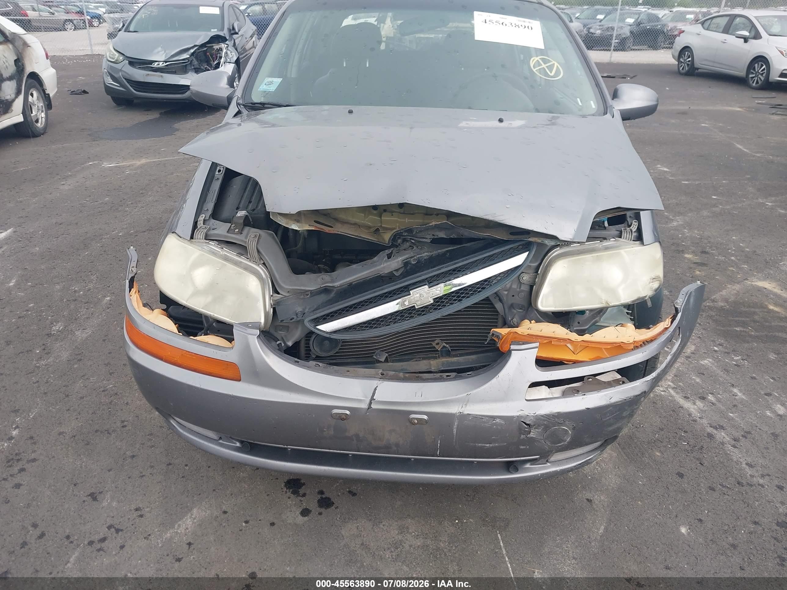 2006 Chevrolet Aveo Lt Gray vin: KL1TG666X6B551421