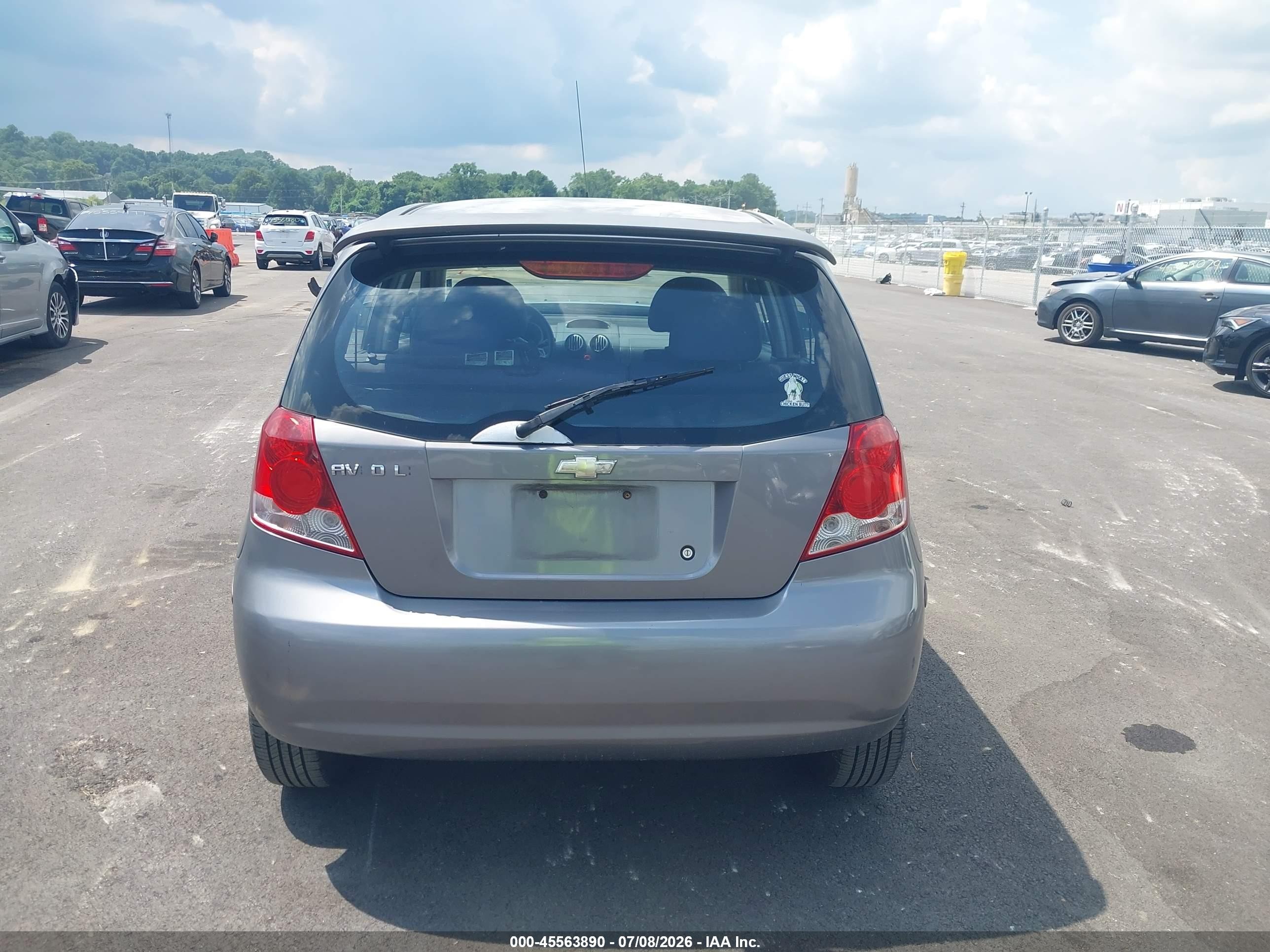 2006 Chevrolet Aveo Lt Gray vin: KL1TG666X6B551421