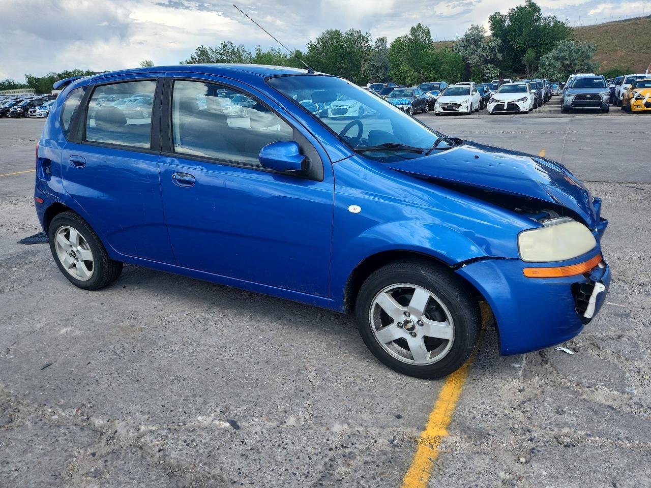 2006 Chevrolet Aveo Lt Синий vin: KL1TG666X6B682090
