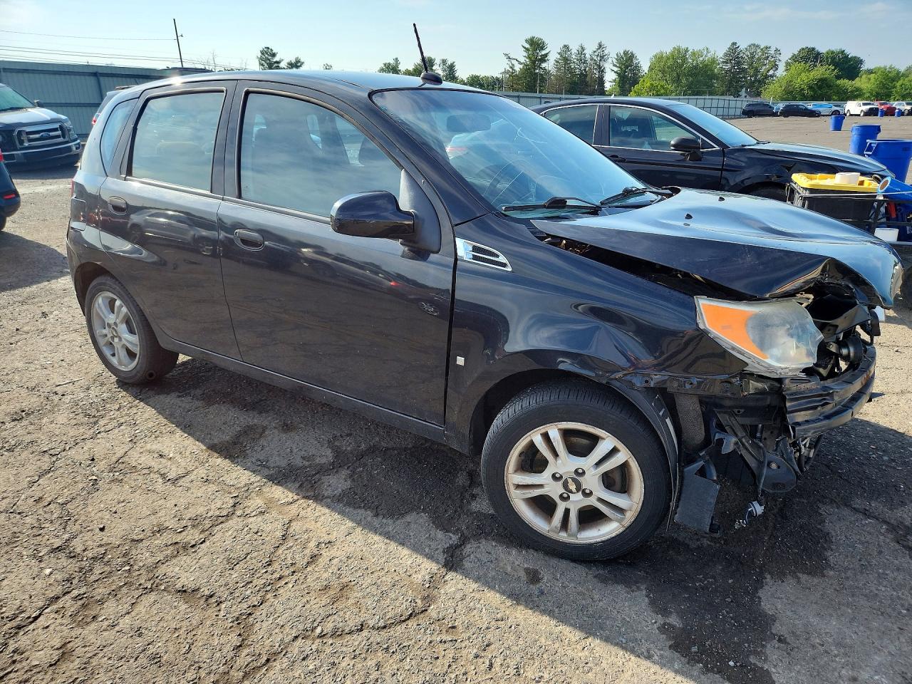 2009 Chevrolet Aveo Lt Black vin: KL1TG66E09B314108