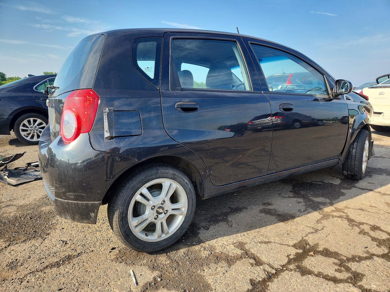 2009 Chevrolet Aveo Lt Black vin: KL1TG66E09B314108