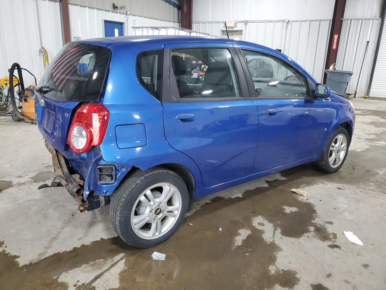 2009 Chevrolet Aveo Lt Blue vin: KL1TG66E19B620900