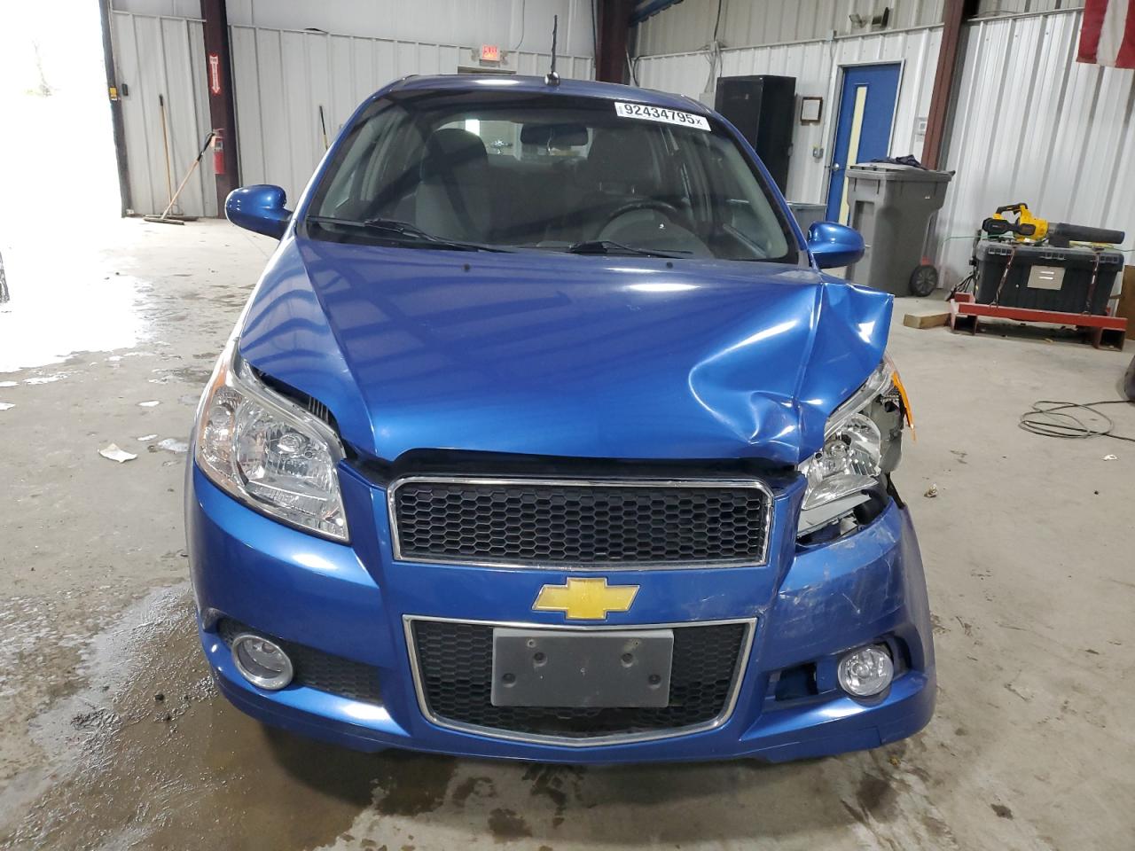 2009 Chevrolet Aveo Lt Blue vin: KL1TG66E19B620900