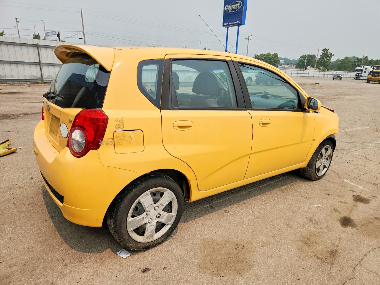2009 Chevrolet Aveo Lt Желтый vin: KL1TG66E99B318318