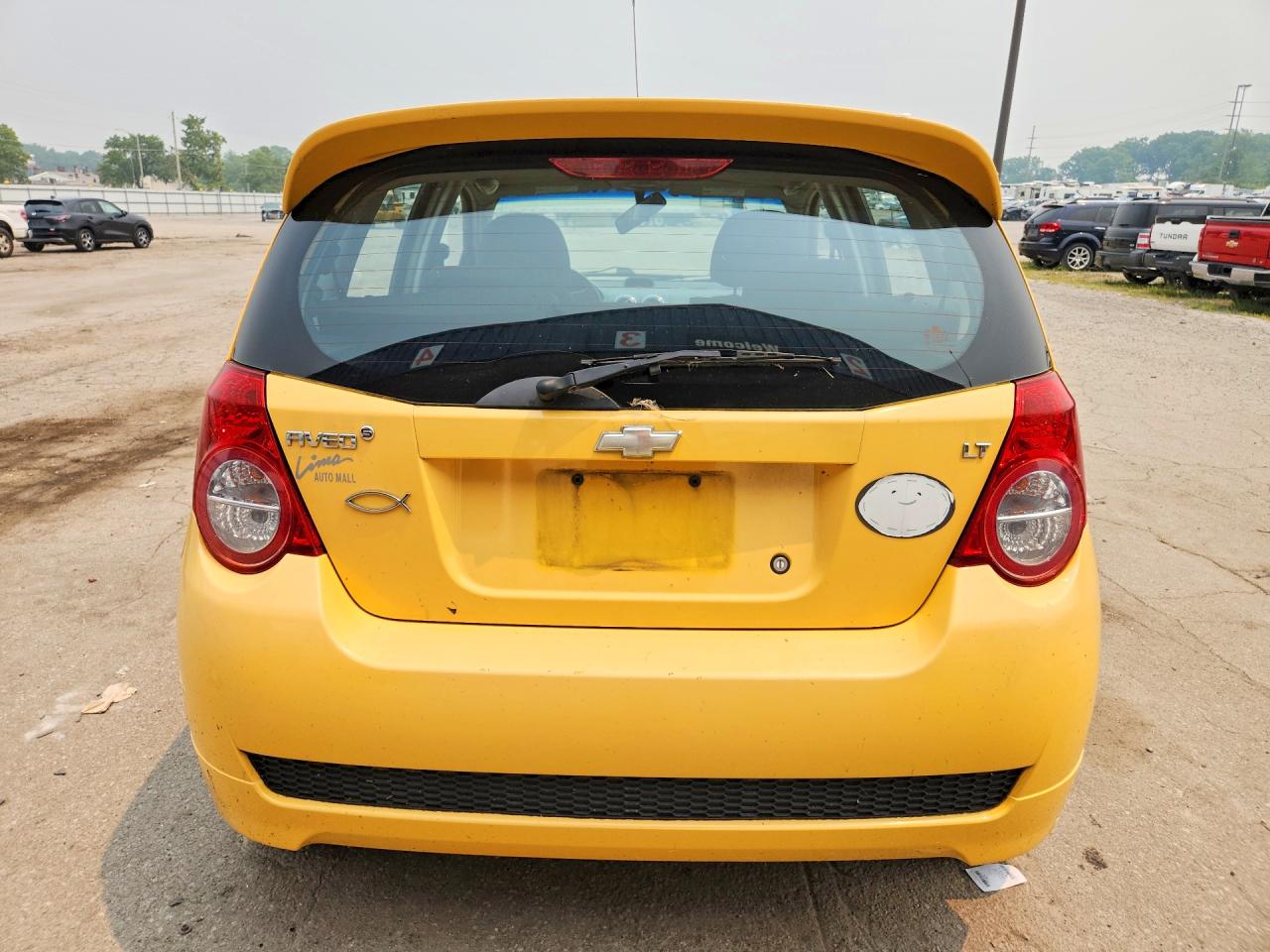 2009 Chevrolet Aveo Lt Желтый vin: KL1TG66E99B318318