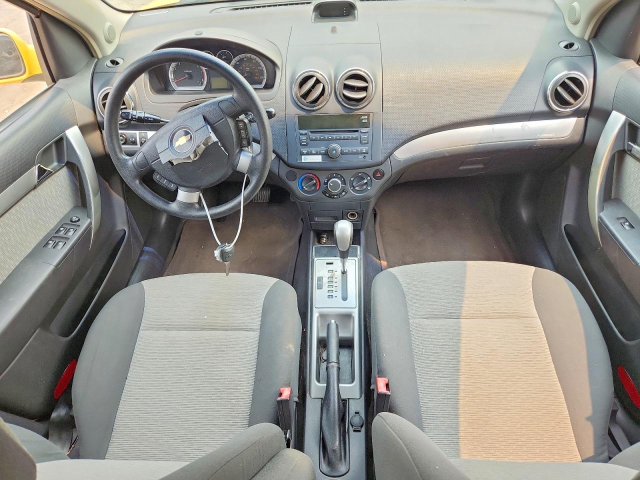 2009 Chevrolet Aveo Lt Желтый vin: KL1TG66E99B318318