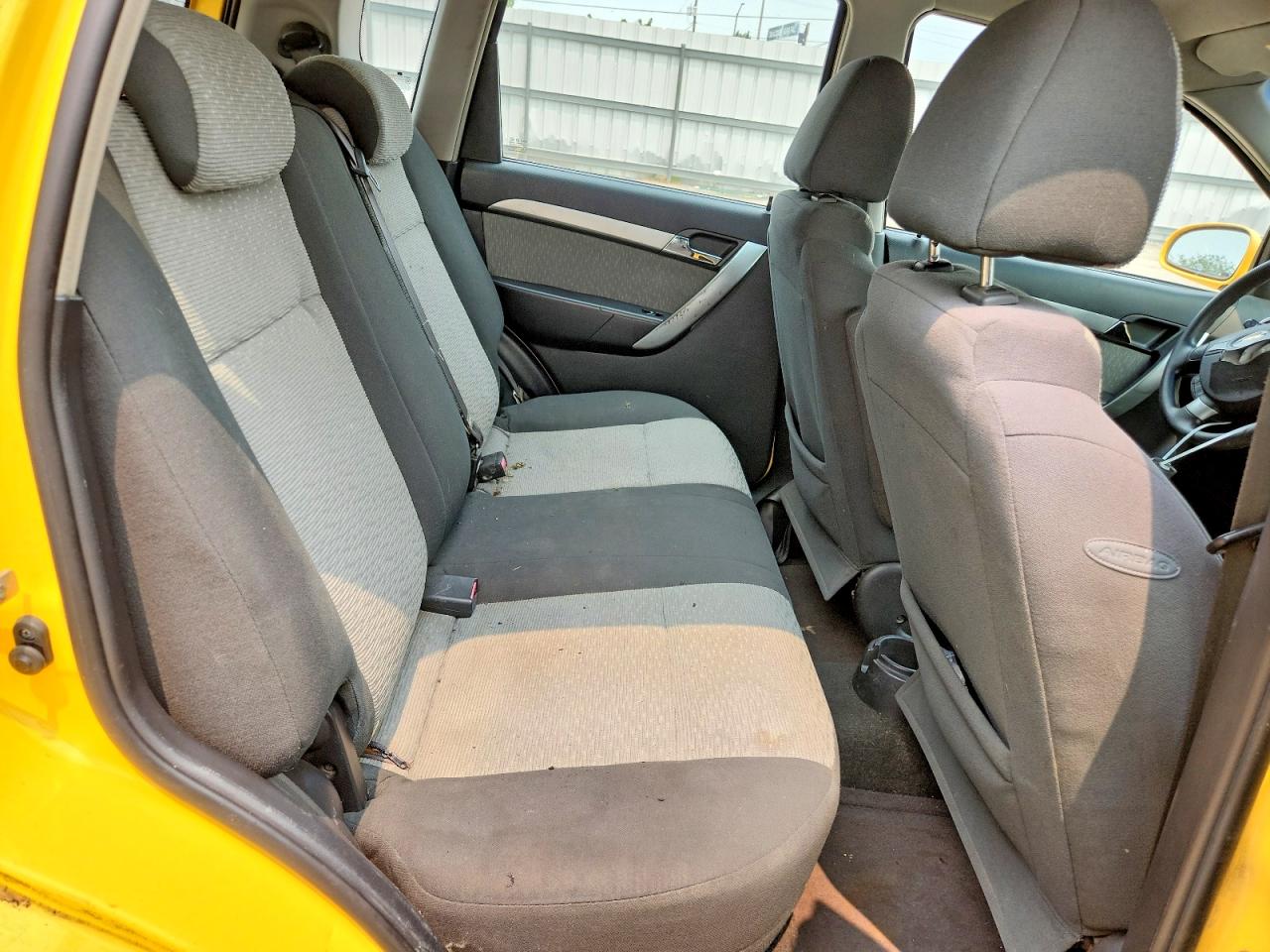 2009 Chevrolet Aveo Lt Желтый vin: KL1TG66E99B318318