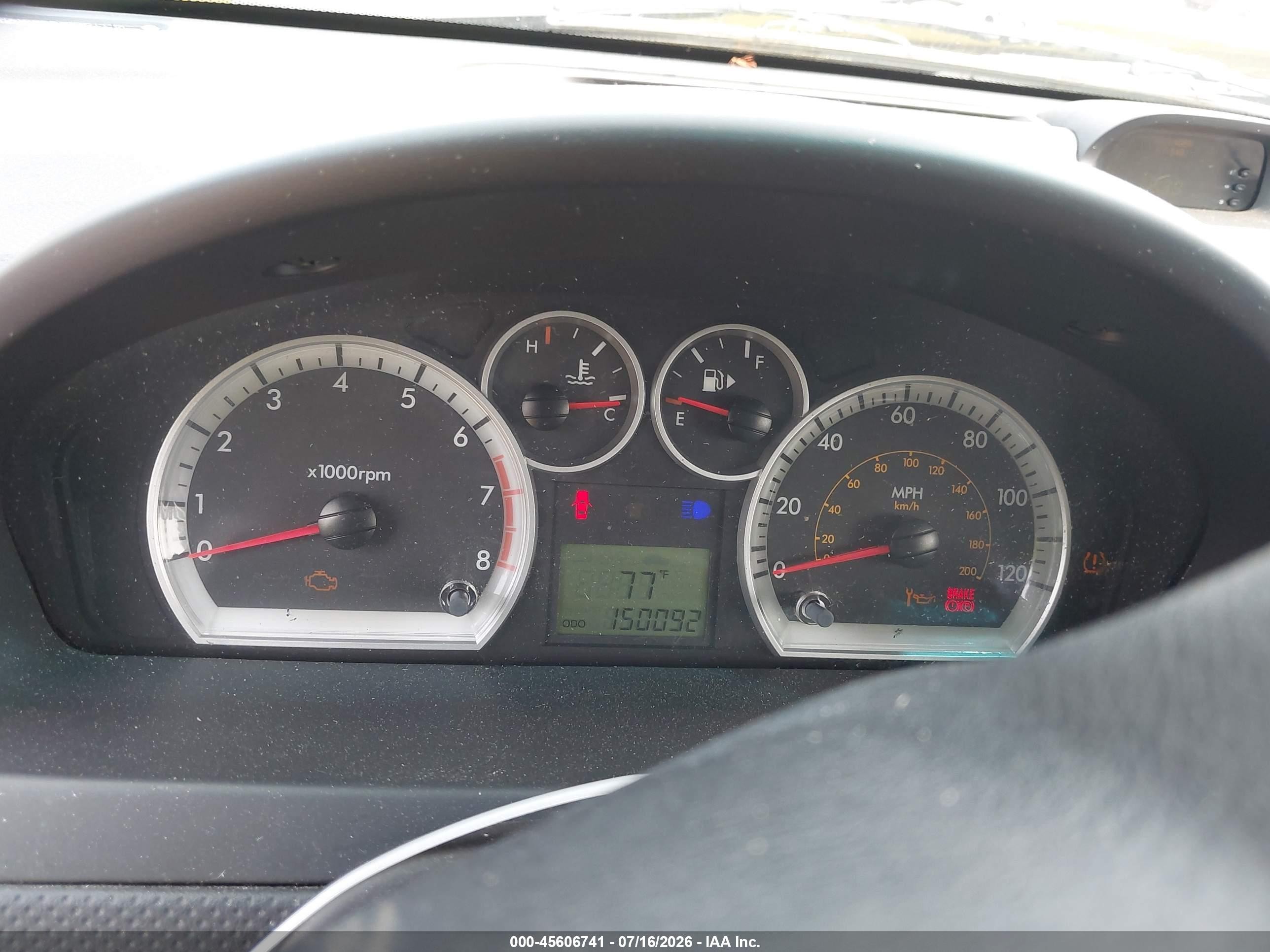 2009 Chevrolet Aveo Lt Yellow vin: KL1TG66E99B379958