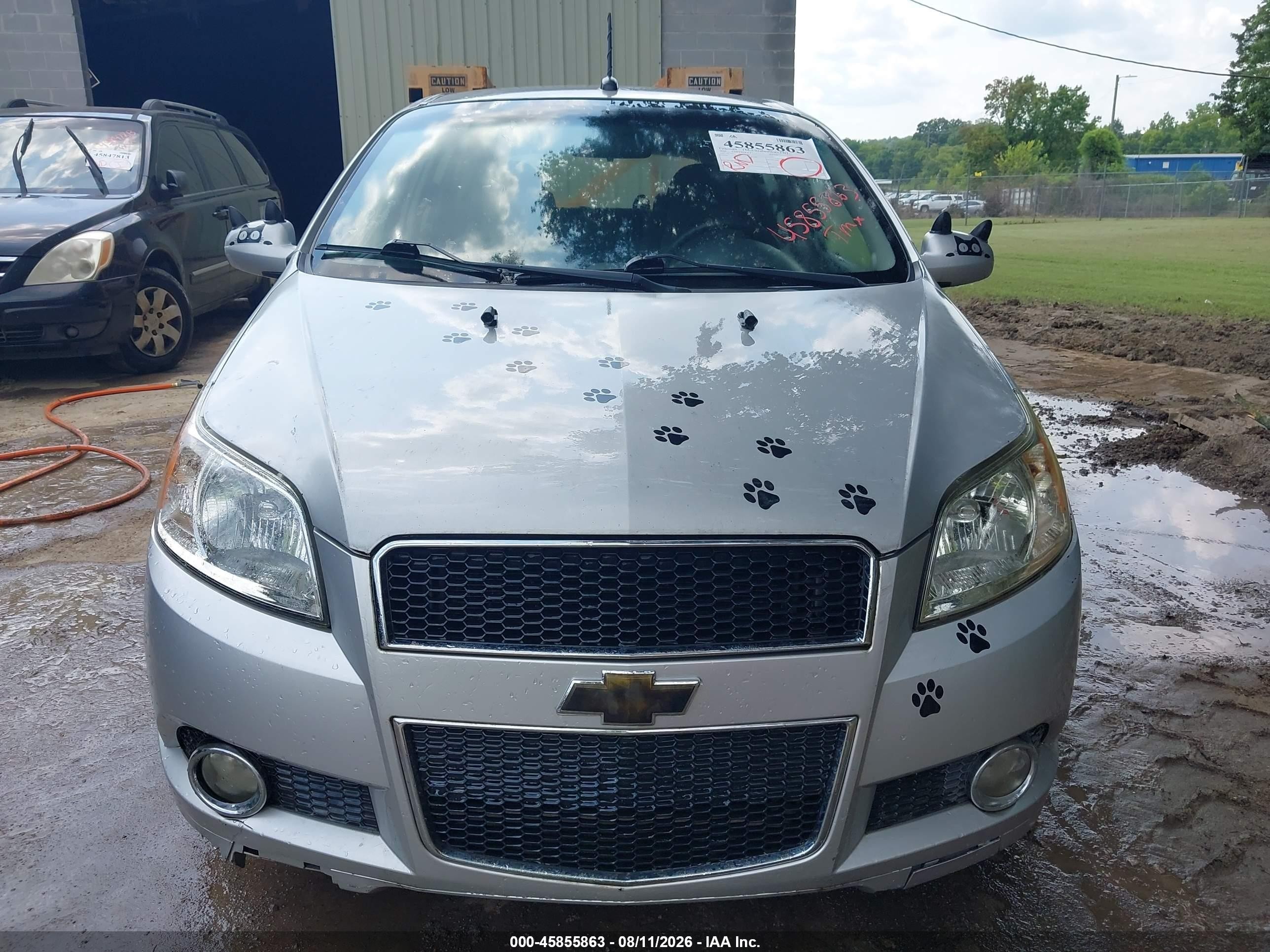 2010 Chevrolet Aveo Lt Silver vin: KL1TG6DE1AB125362
