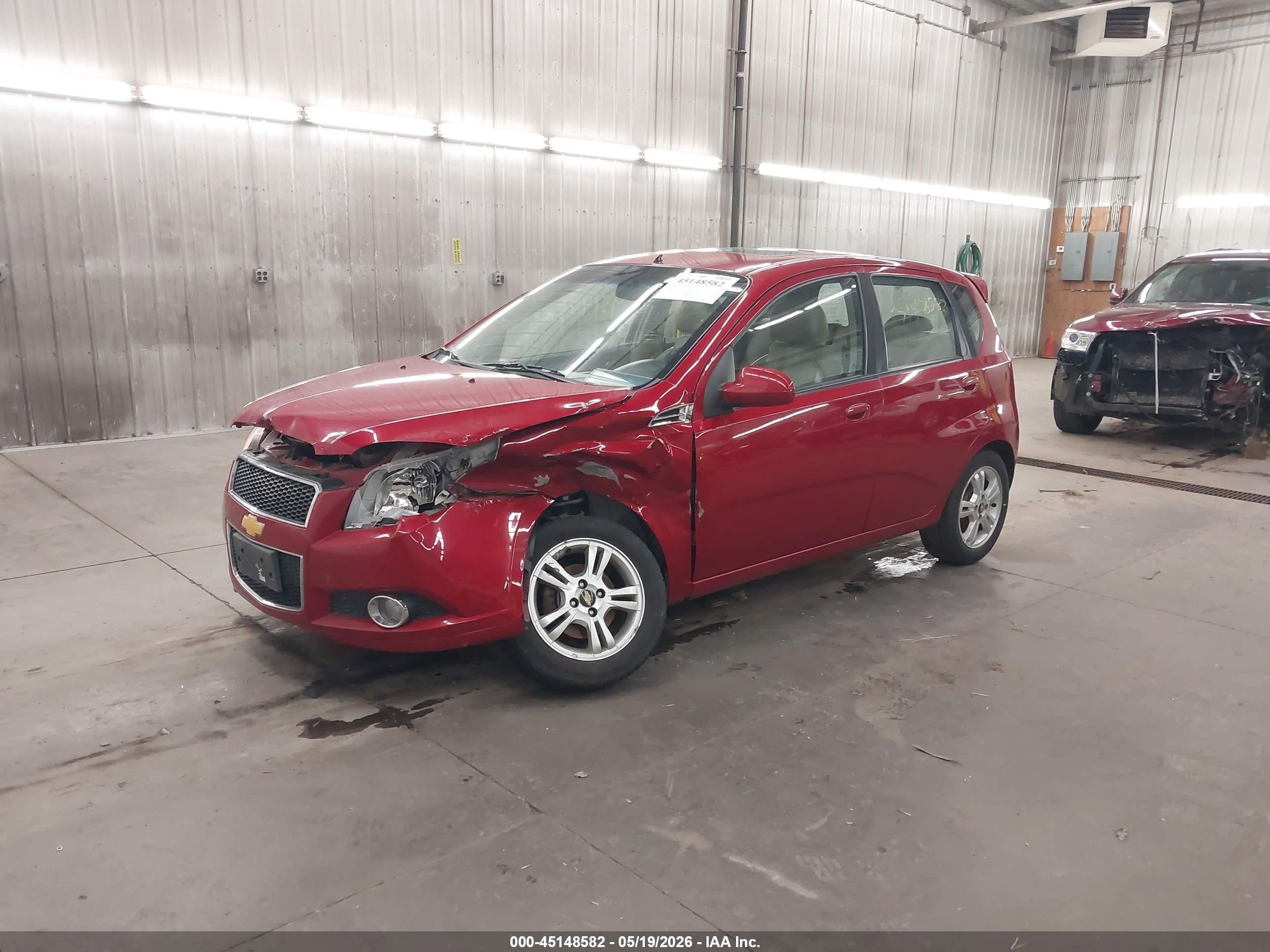 2011 Chevrolet Aveo 2lt Red vin: KL1TG6DEXBB124888