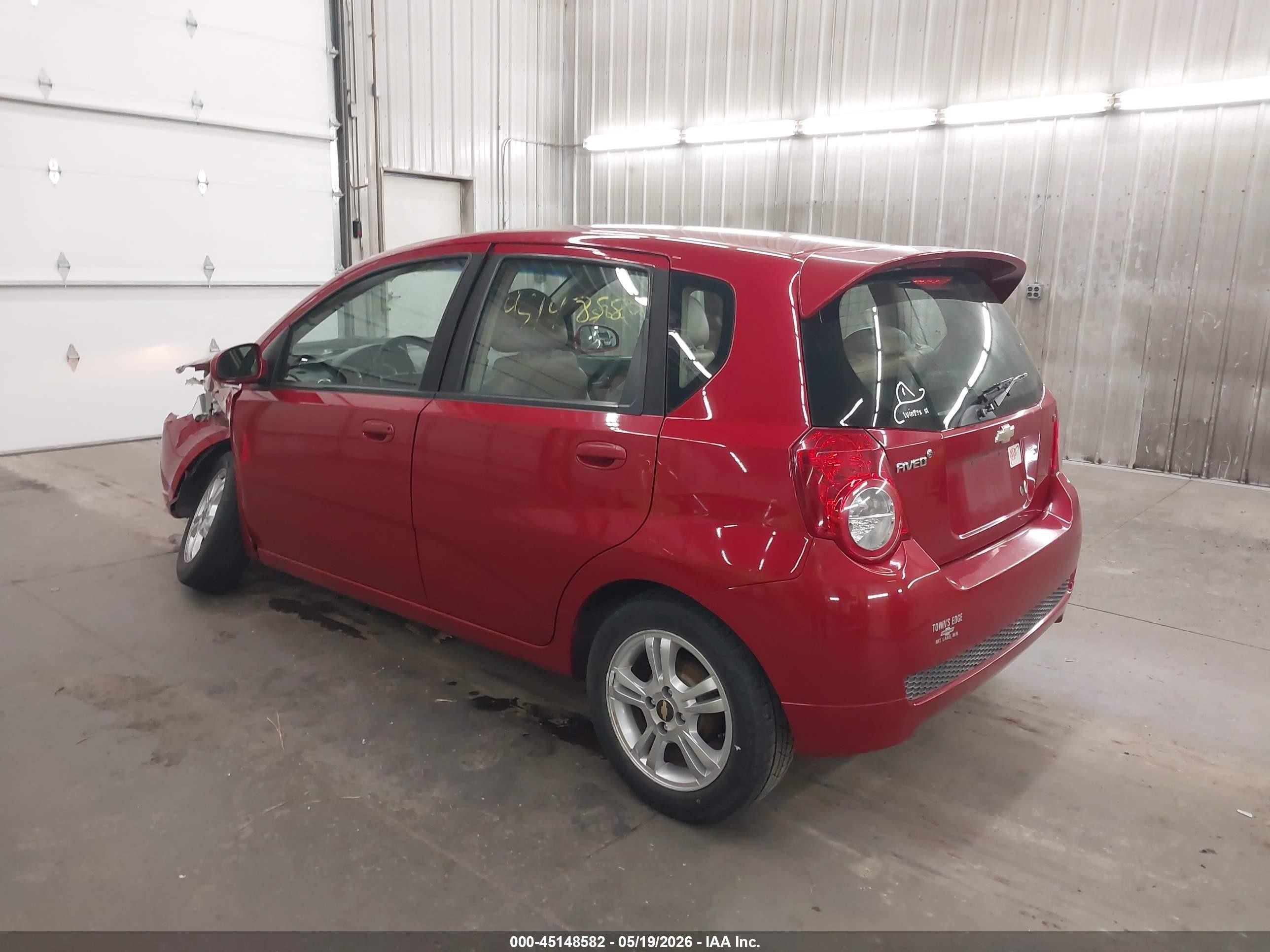 2011 Chevrolet Aveo 2lt Red vin: KL1TG6DEXBB124888