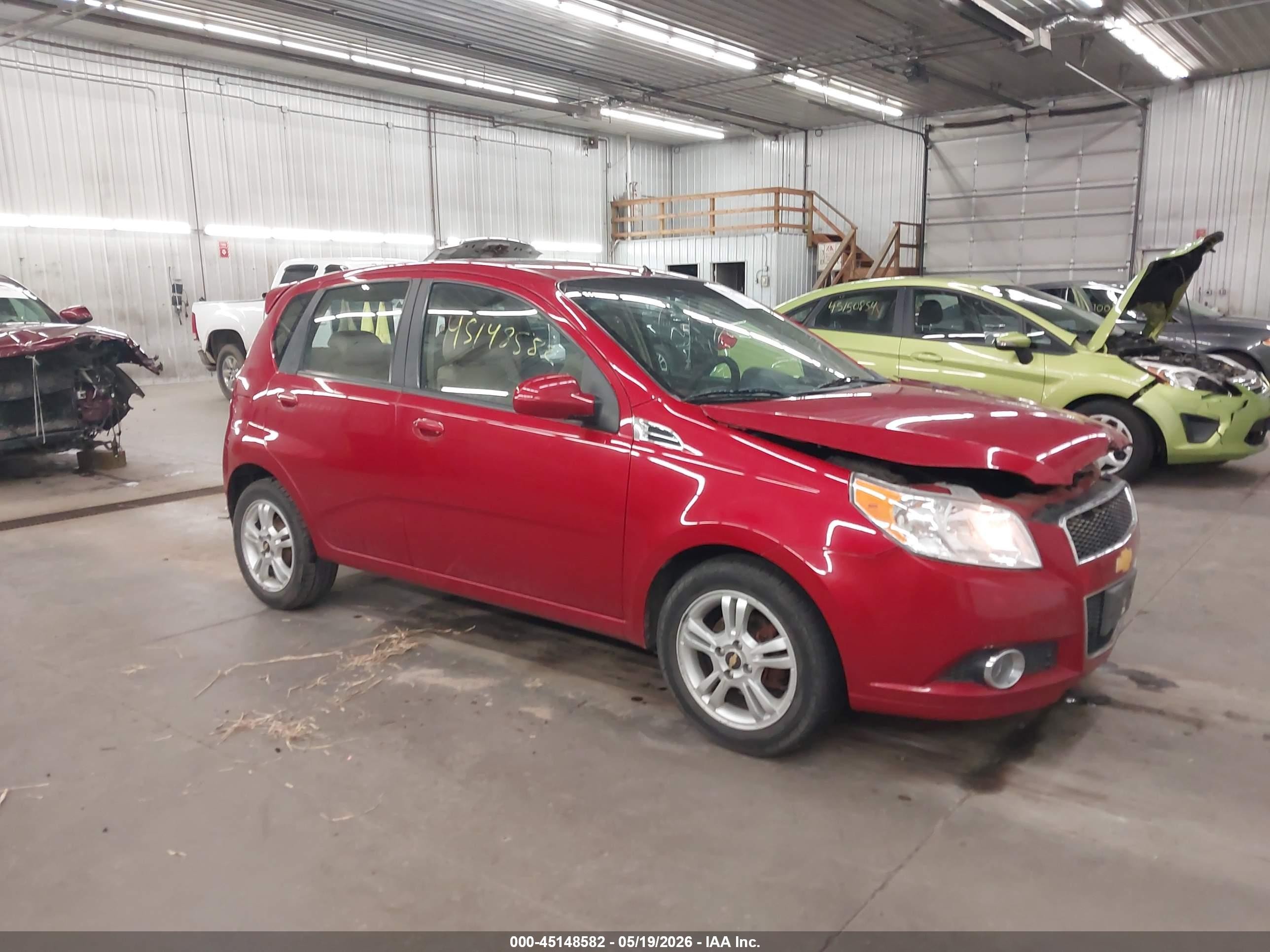 2011 Chevrolet Aveo 2lt Red vin: KL1TG6DEXBB124888
