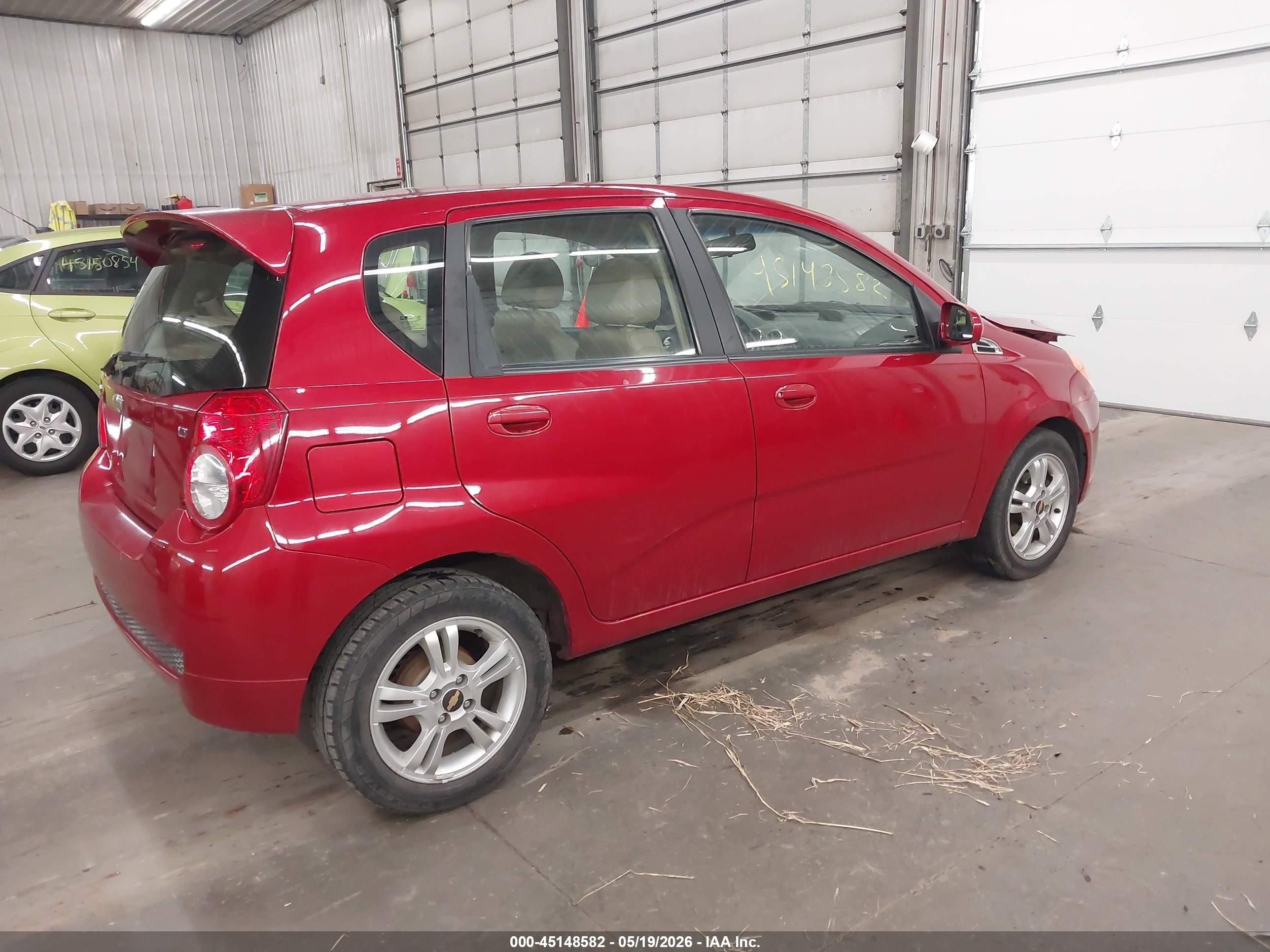 2011 Chevrolet Aveo 2lt Red vin: KL1TG6DEXBB124888