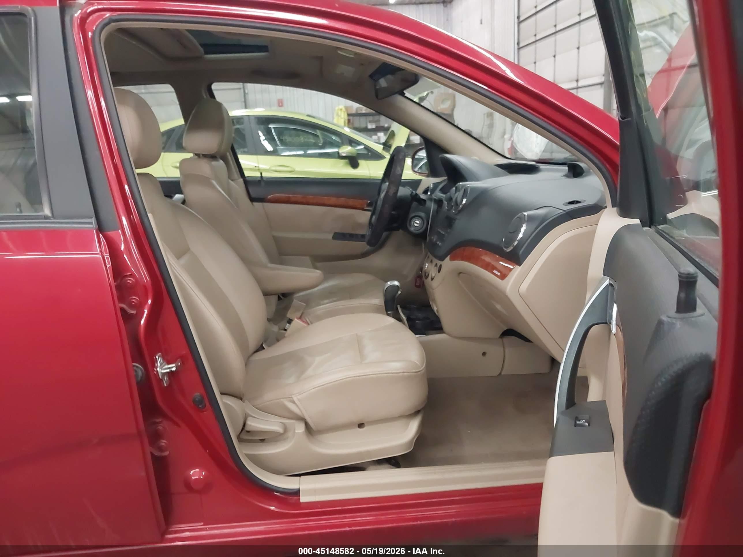 2011 Chevrolet Aveo 2lt Red vin: KL1TG6DEXBB124888