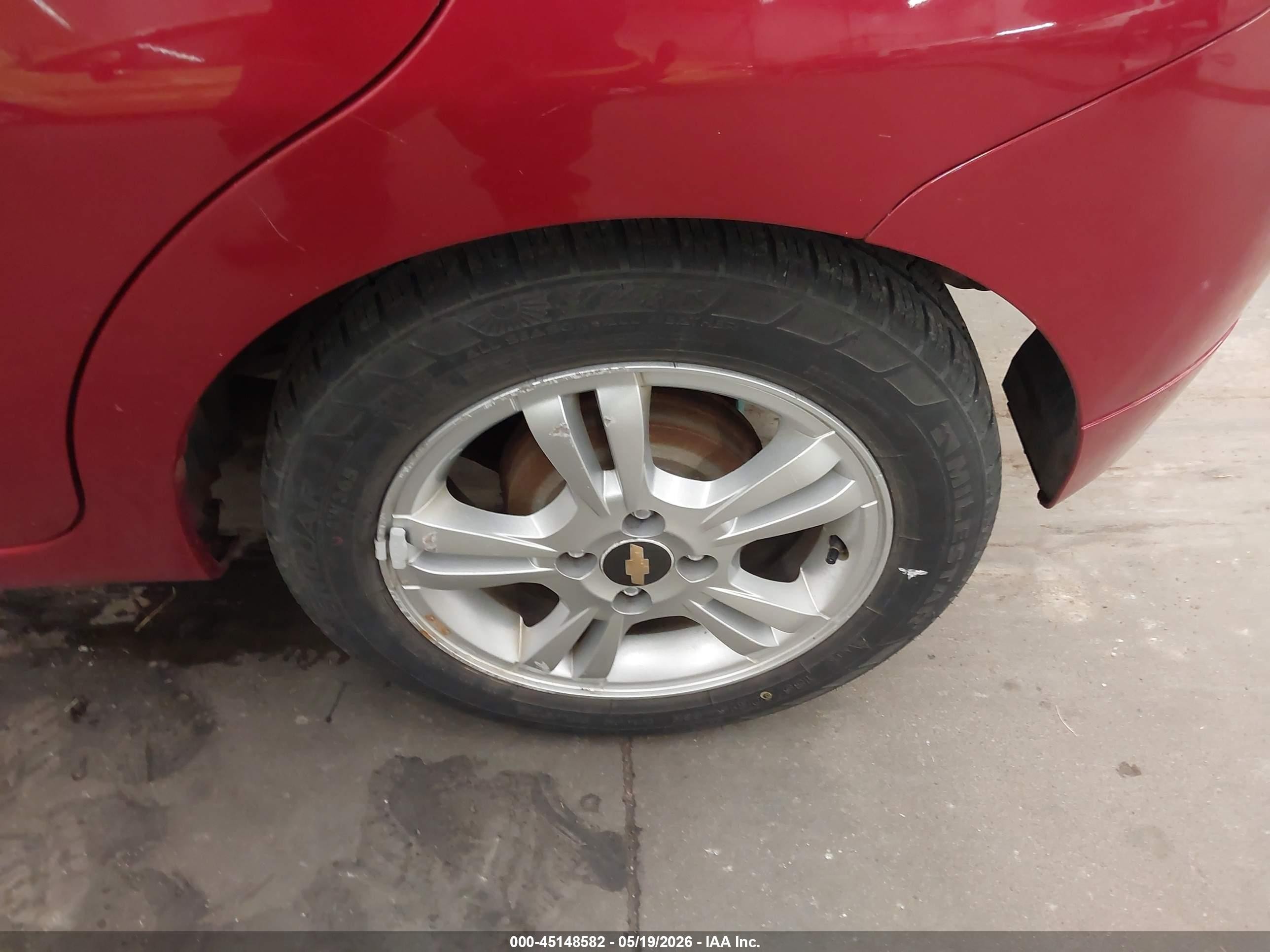 2011 Chevrolet Aveo 2lt Red vin: KL1TG6DEXBB124888