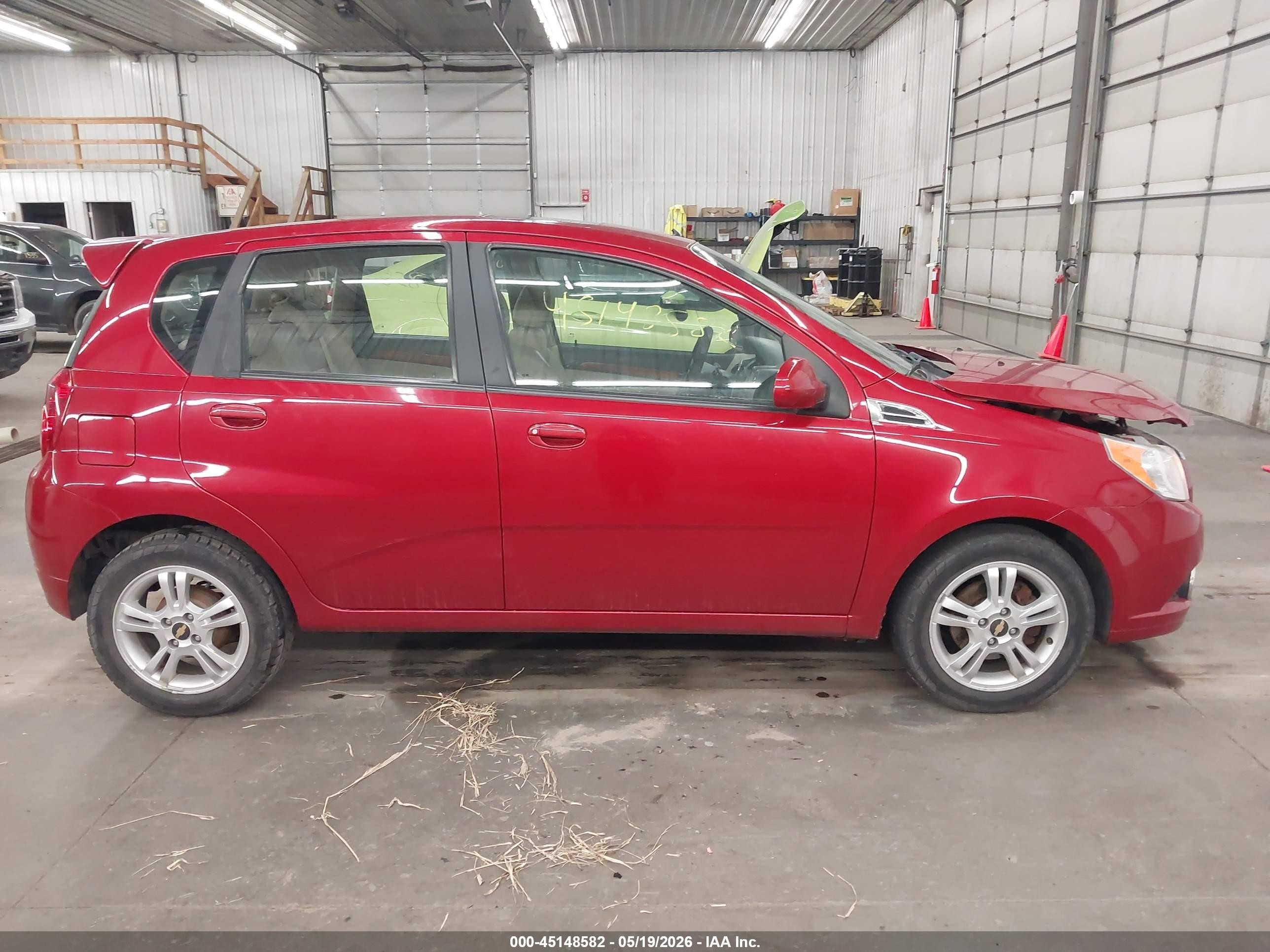2011 Chevrolet Aveo 2lt Red vin: KL1TG6DEXBB124888