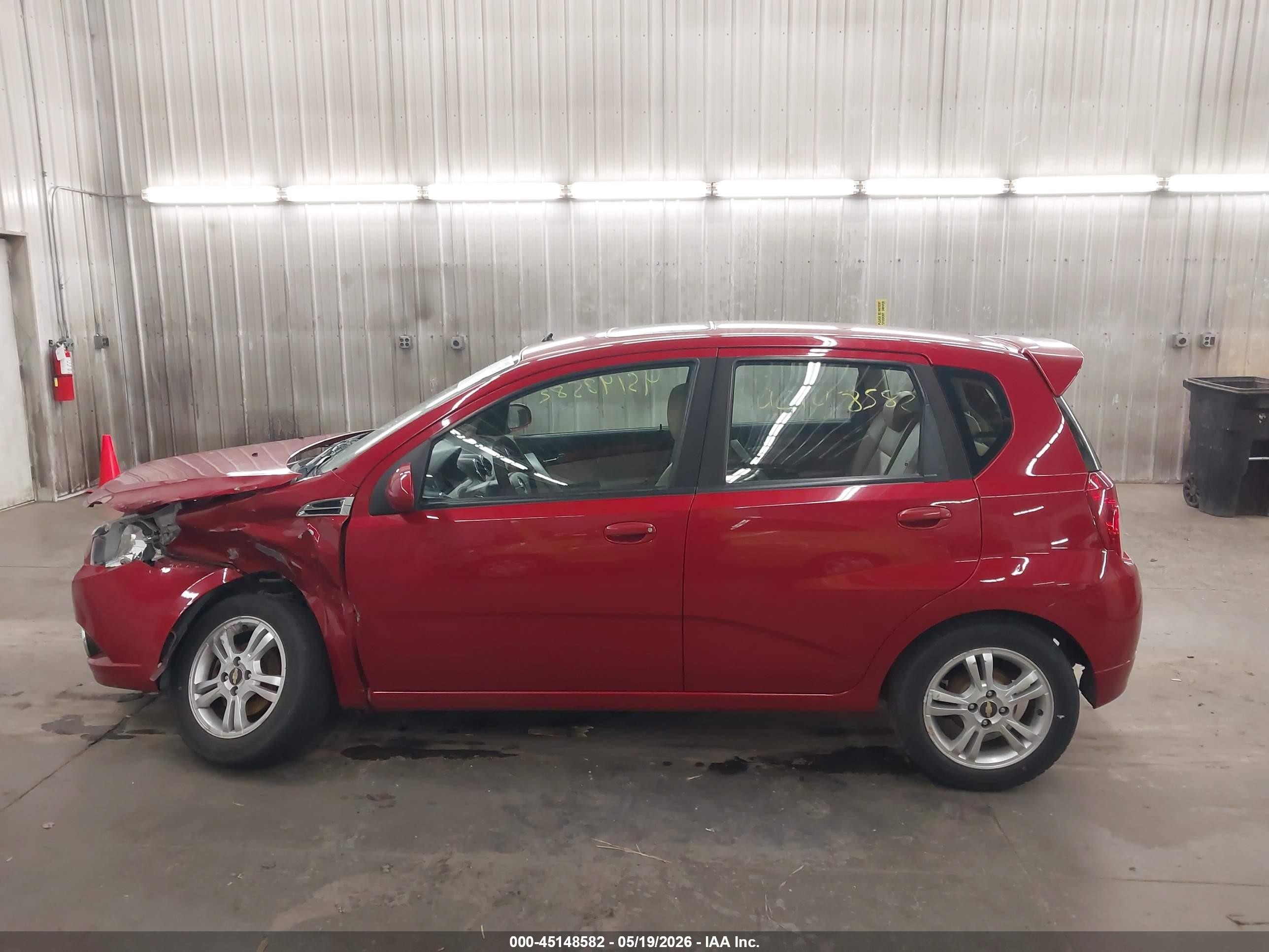 2011 Chevrolet Aveo 2lt Red vin: KL1TG6DEXBB124888