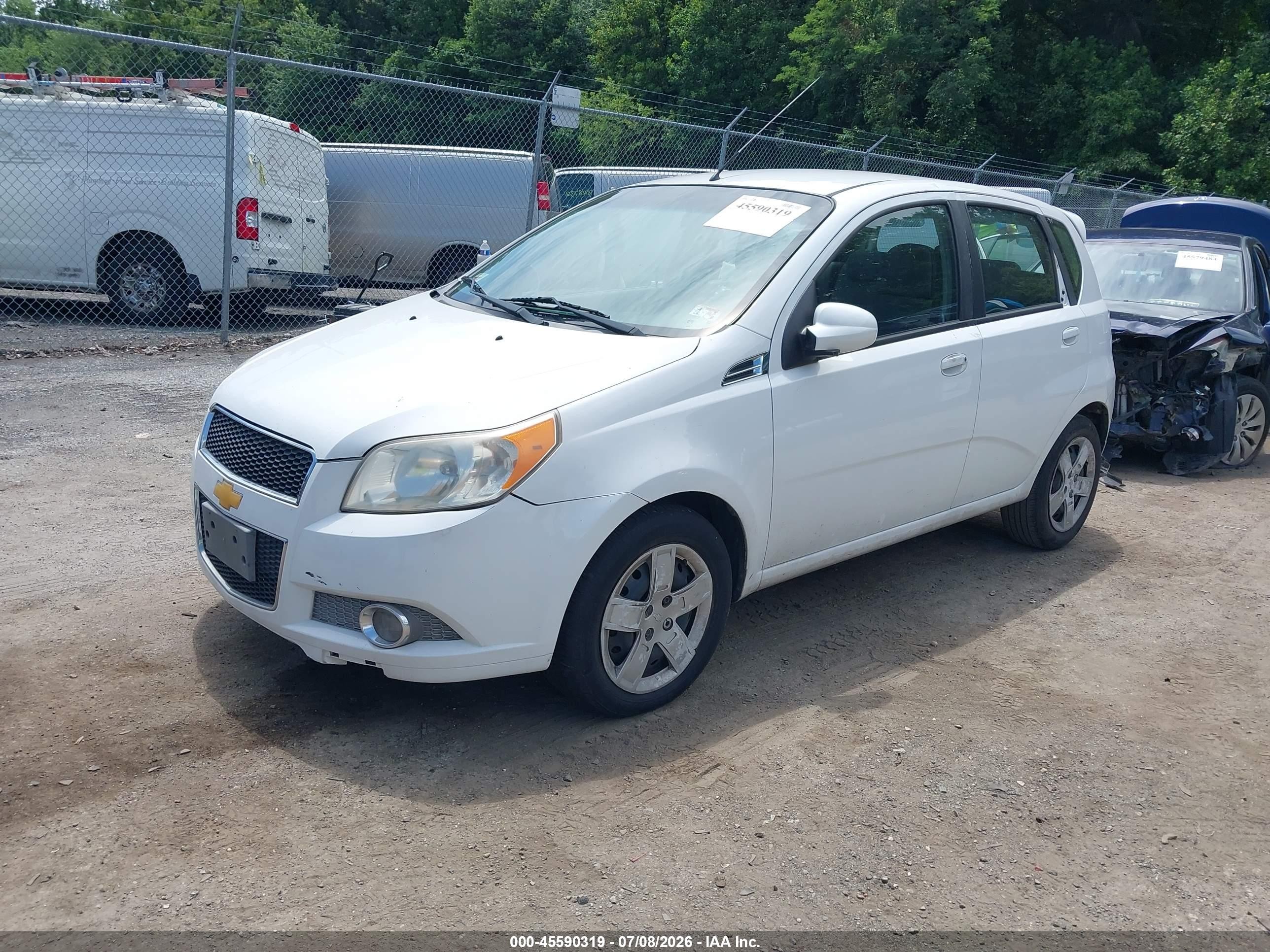 2011 Chevrolet Aveo 2lt White vin: KL1TG6DEXBB191586