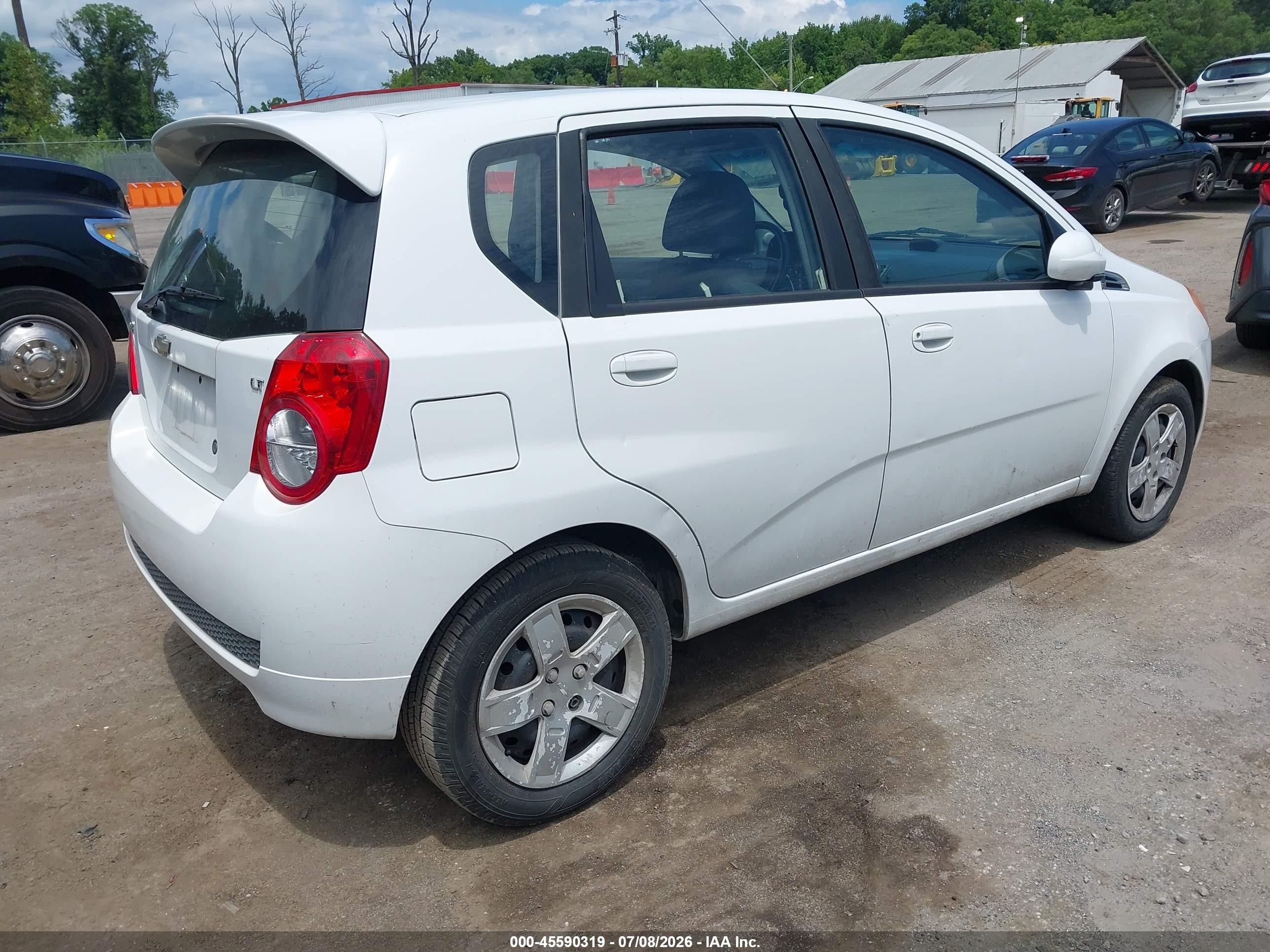 2011 Chevrolet Aveo 2lt White vin: KL1TG6DEXBB191586