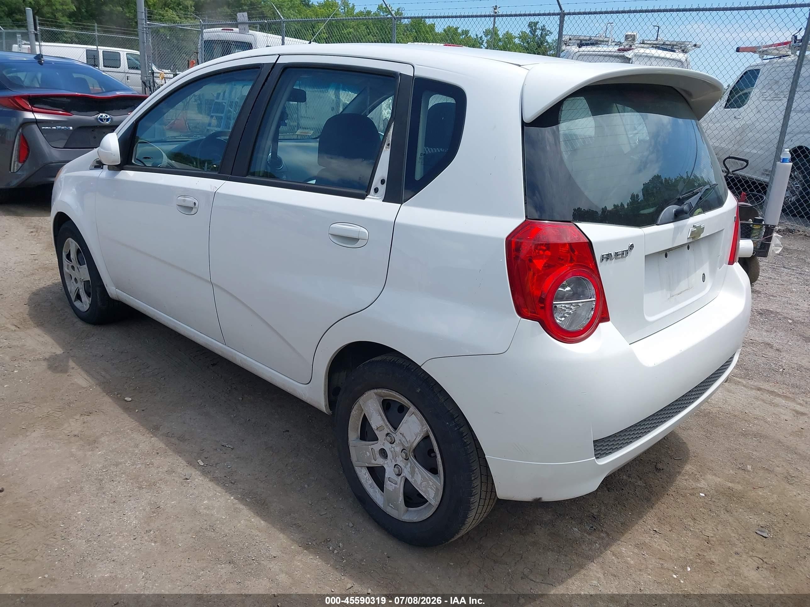 2011 Chevrolet Aveo 2lt White vin: KL1TG6DEXBB191586