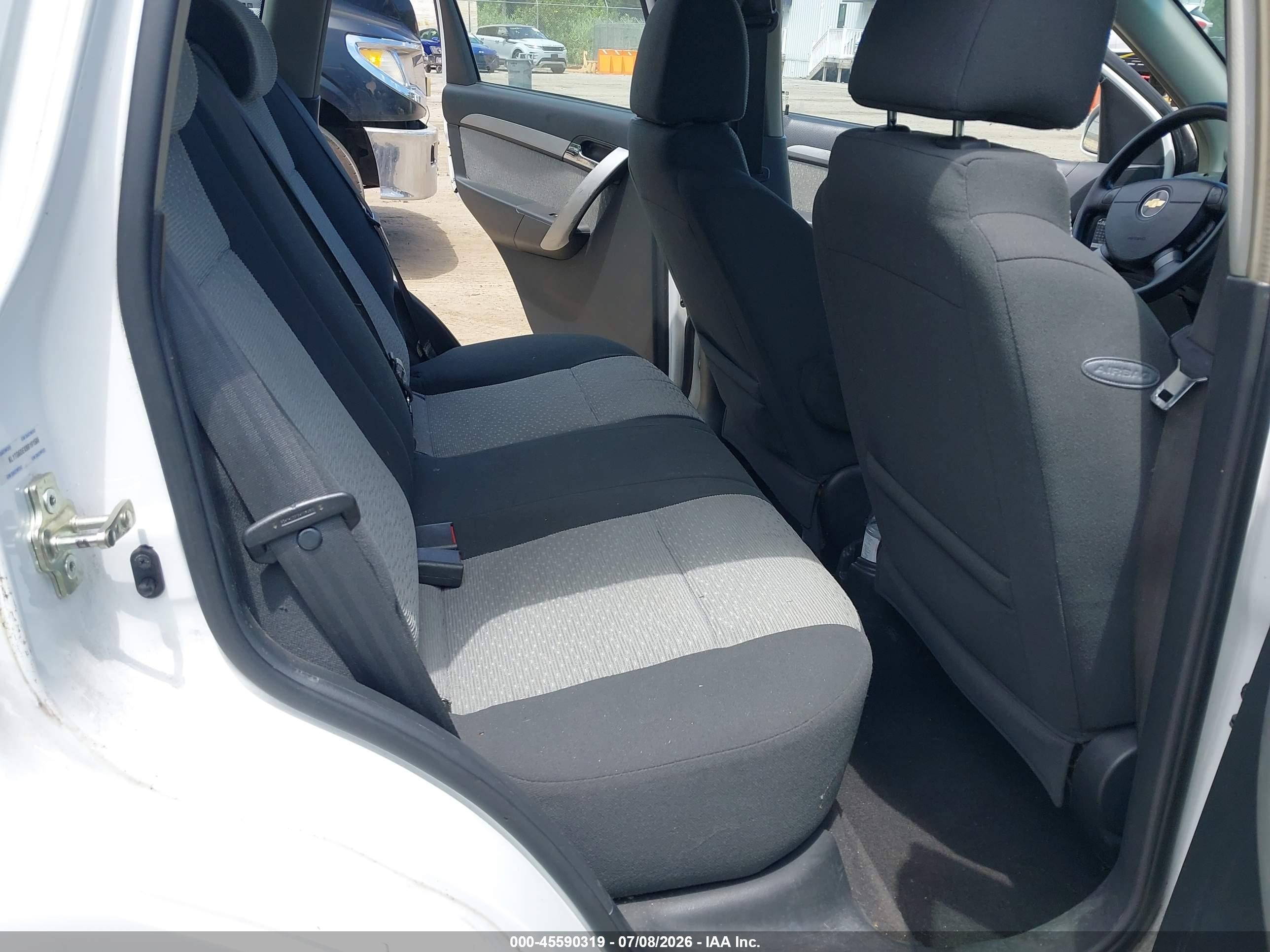 2011 Chevrolet Aveo 2lt White vin: KL1TG6DEXBB191586