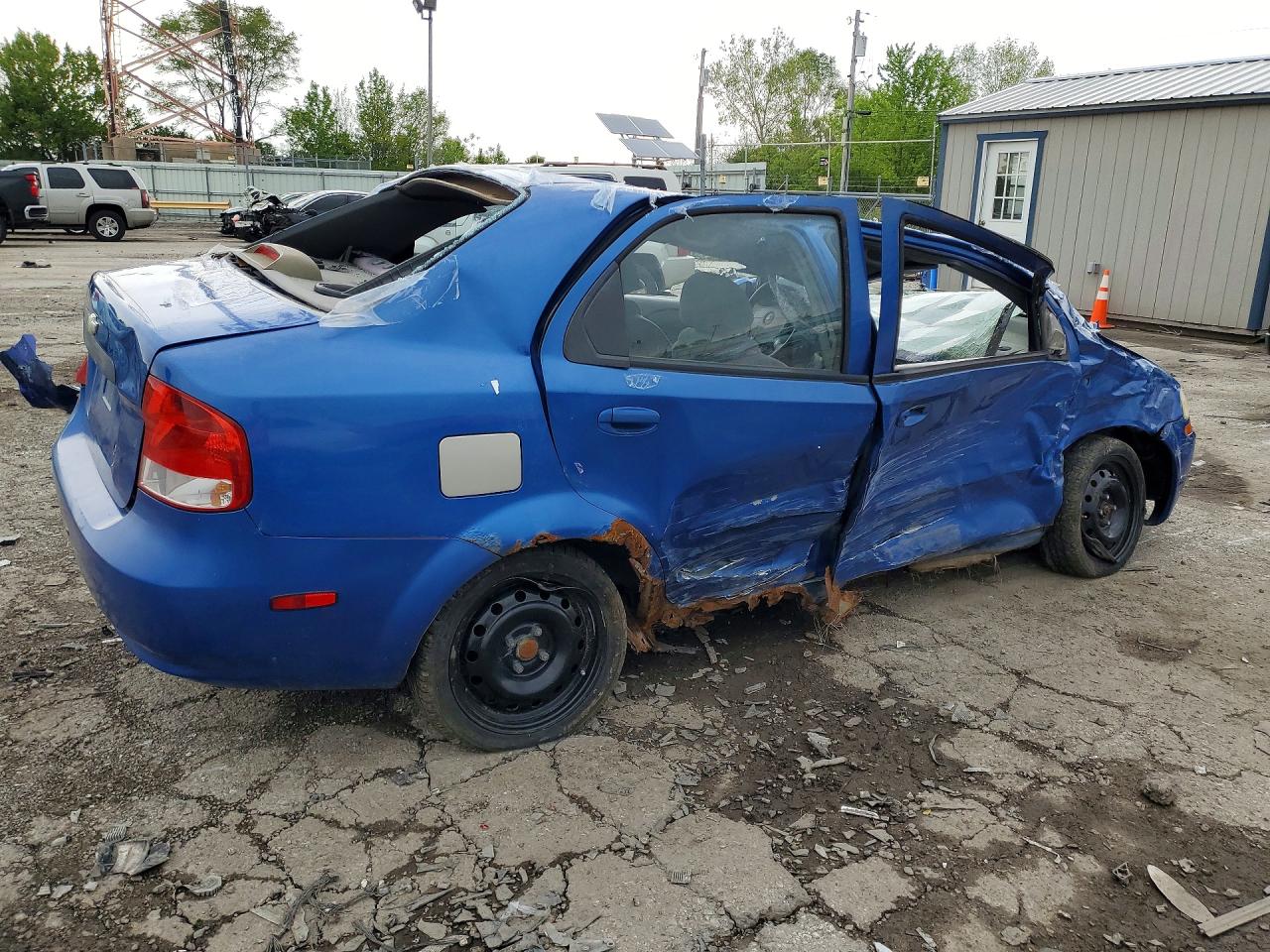 2004 Chevrolet Aveo Ls Синий vin: KL1TJ52604B170935